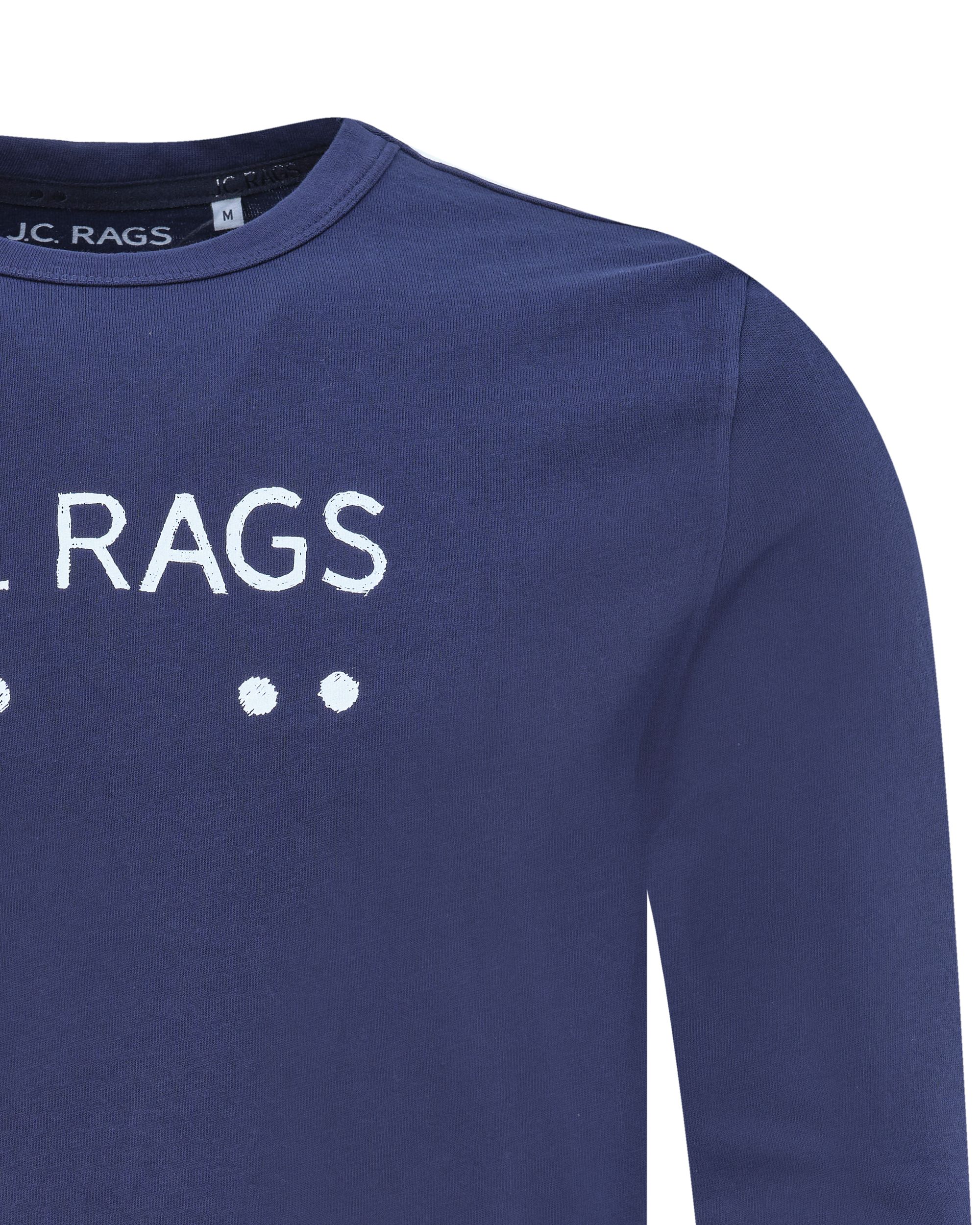 J.C. RAGS Renzo T-shirt LM Navy uni 076966-003-L