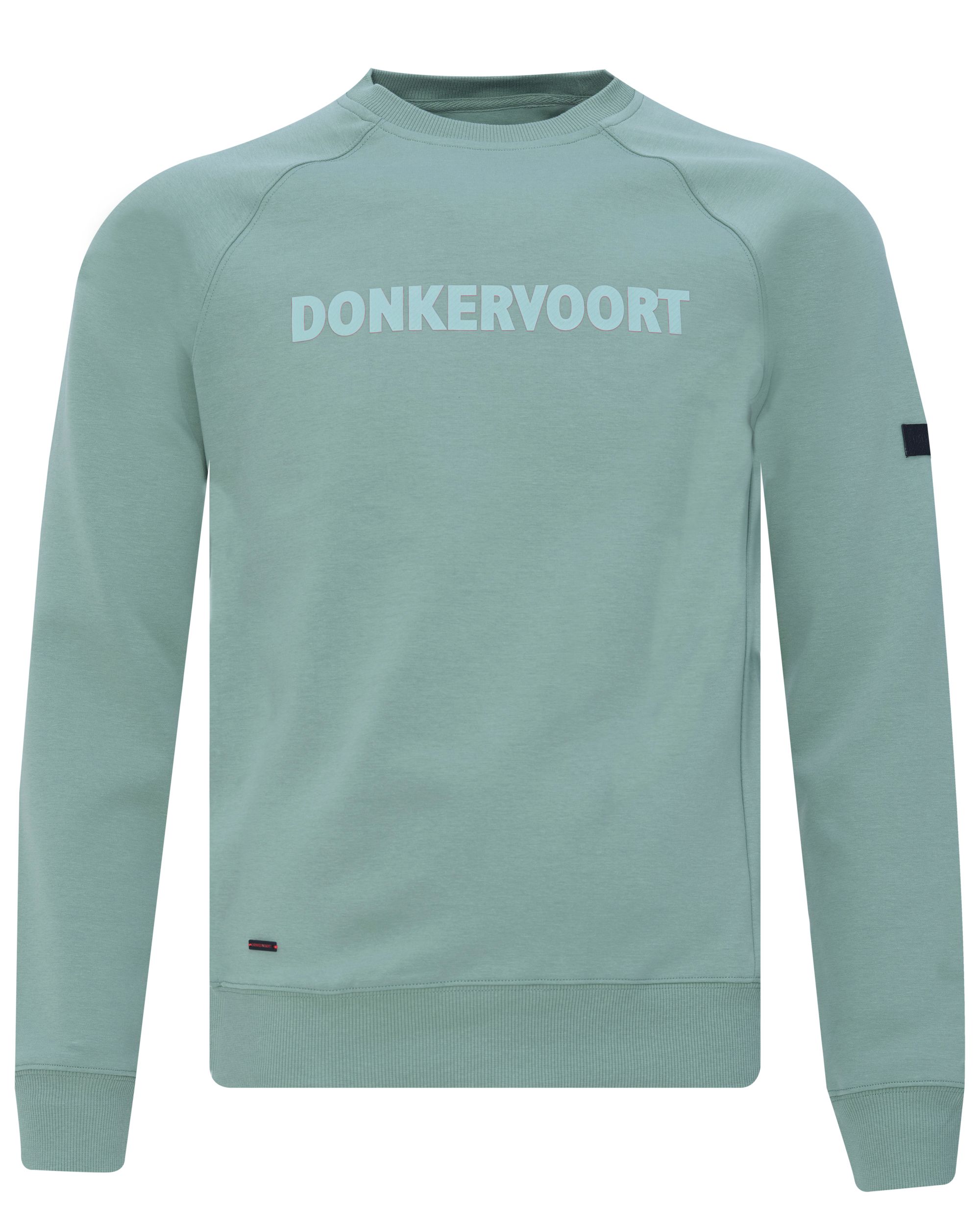 Donkervoort Sweater Groen uni 077134-003-L