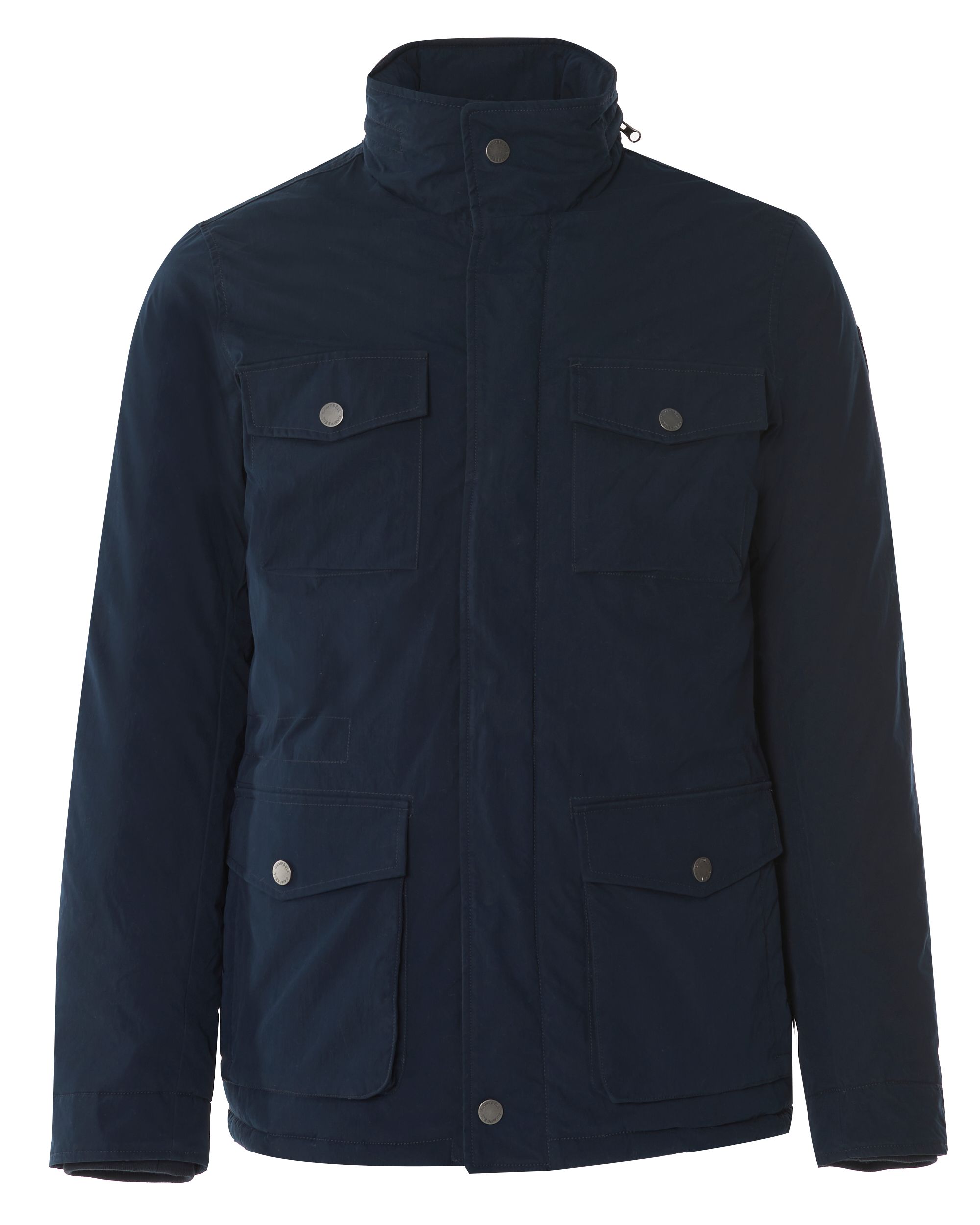 Campbell Charleston Gewatteerde jas Donkerblauw uni 077551-002-L