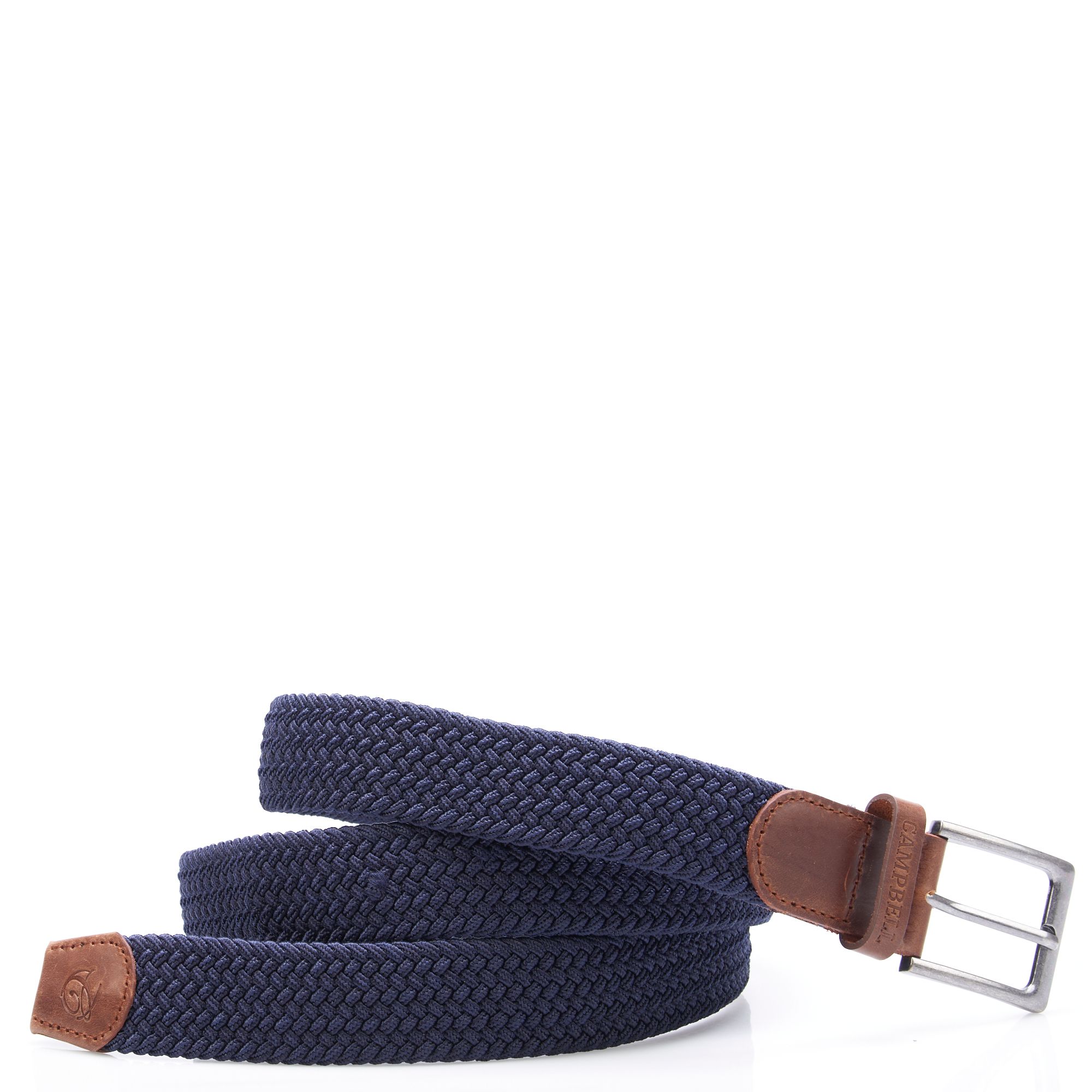 Campbell Classic Casual riem Donkerblauw uni 077556-002-105