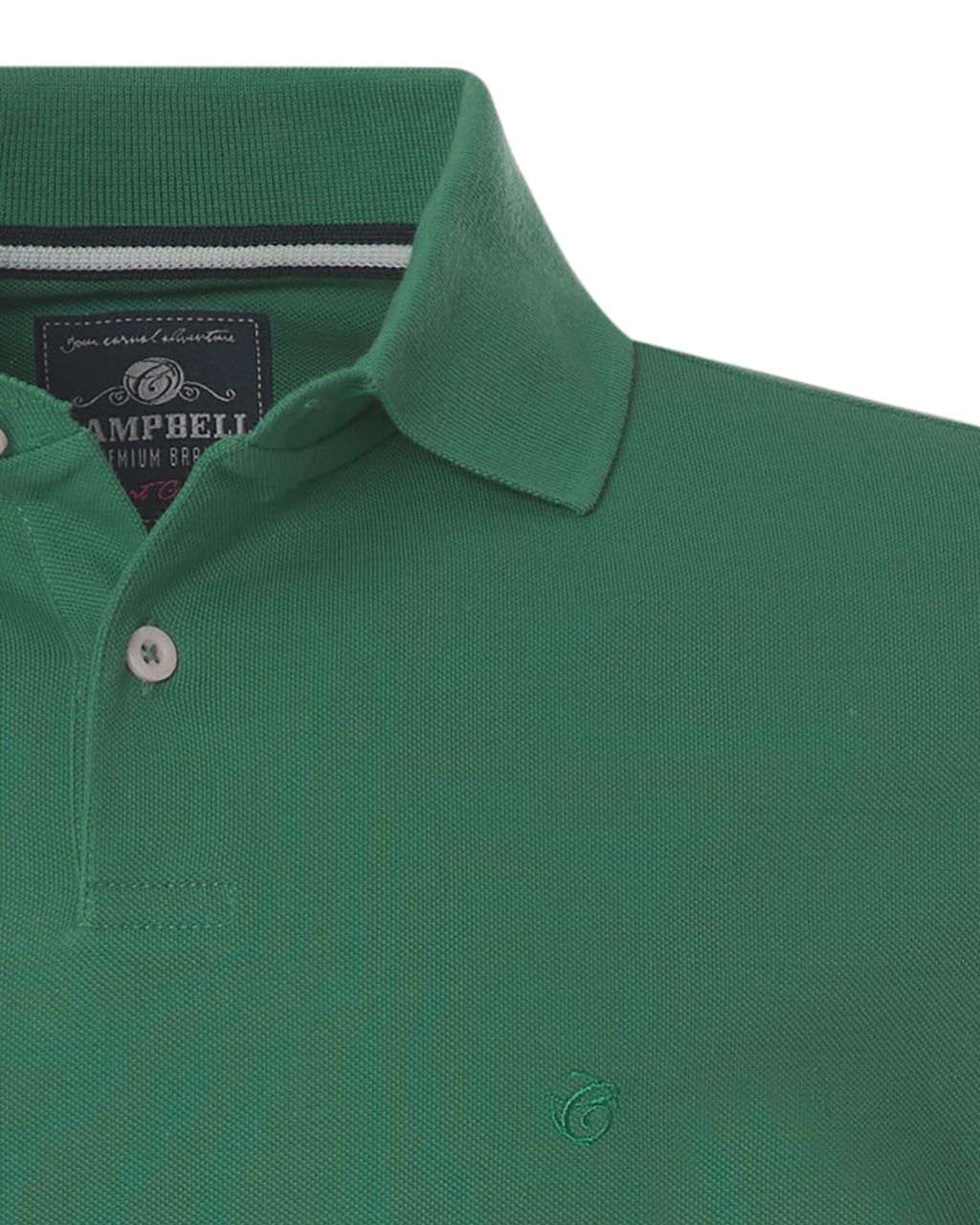 Campbell Harton Polo LM Lichtgroen uni 077568-002-L