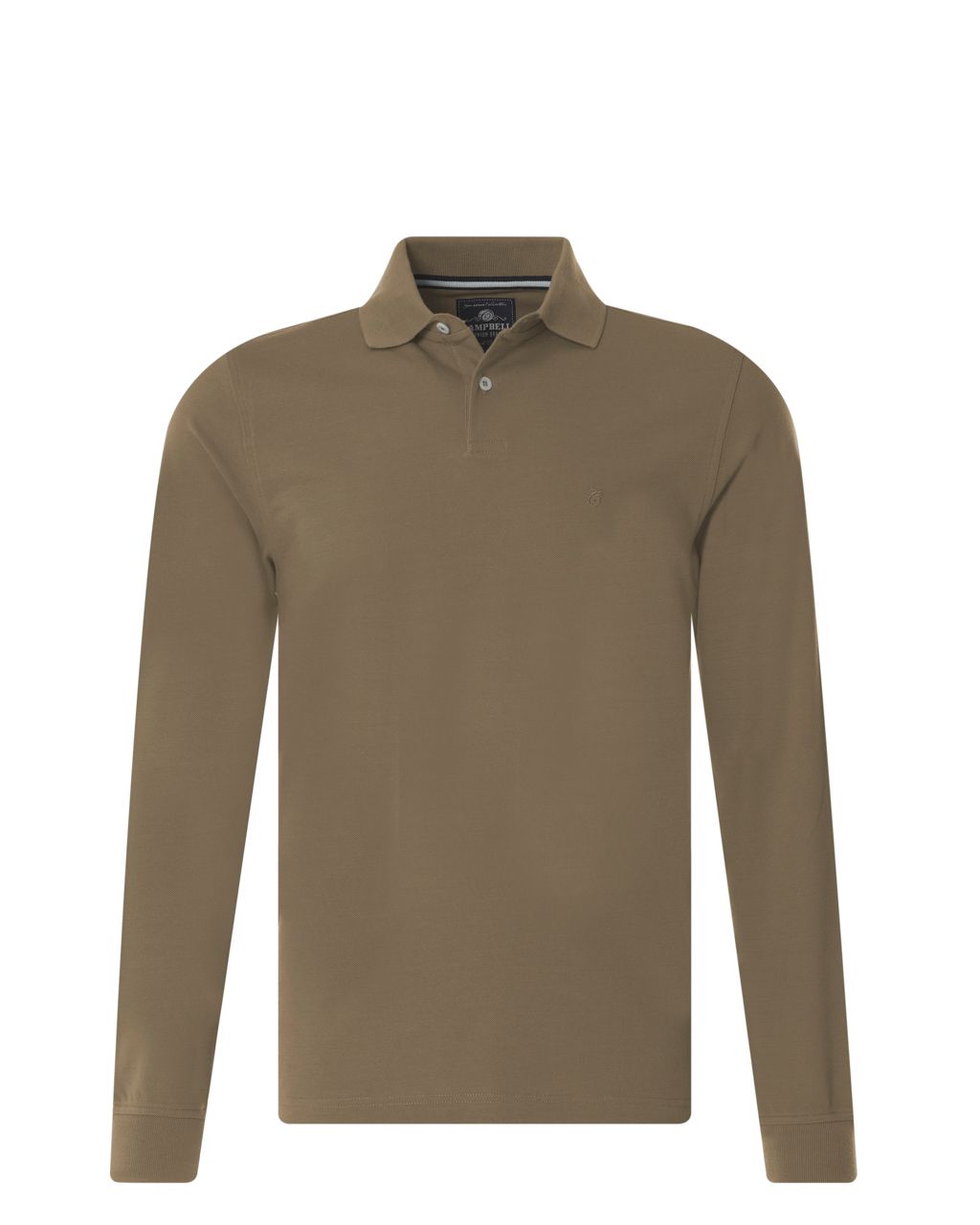 Campbell Harton Polo LM Lichtbeige uni 077568-005-L