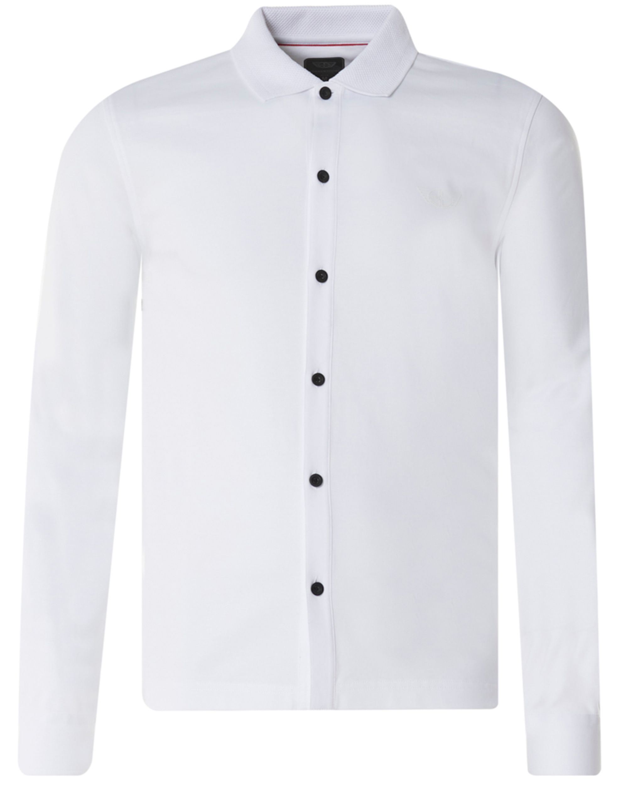 Donkervoort Casual Overhemd LM Wit uni 077572-003-L