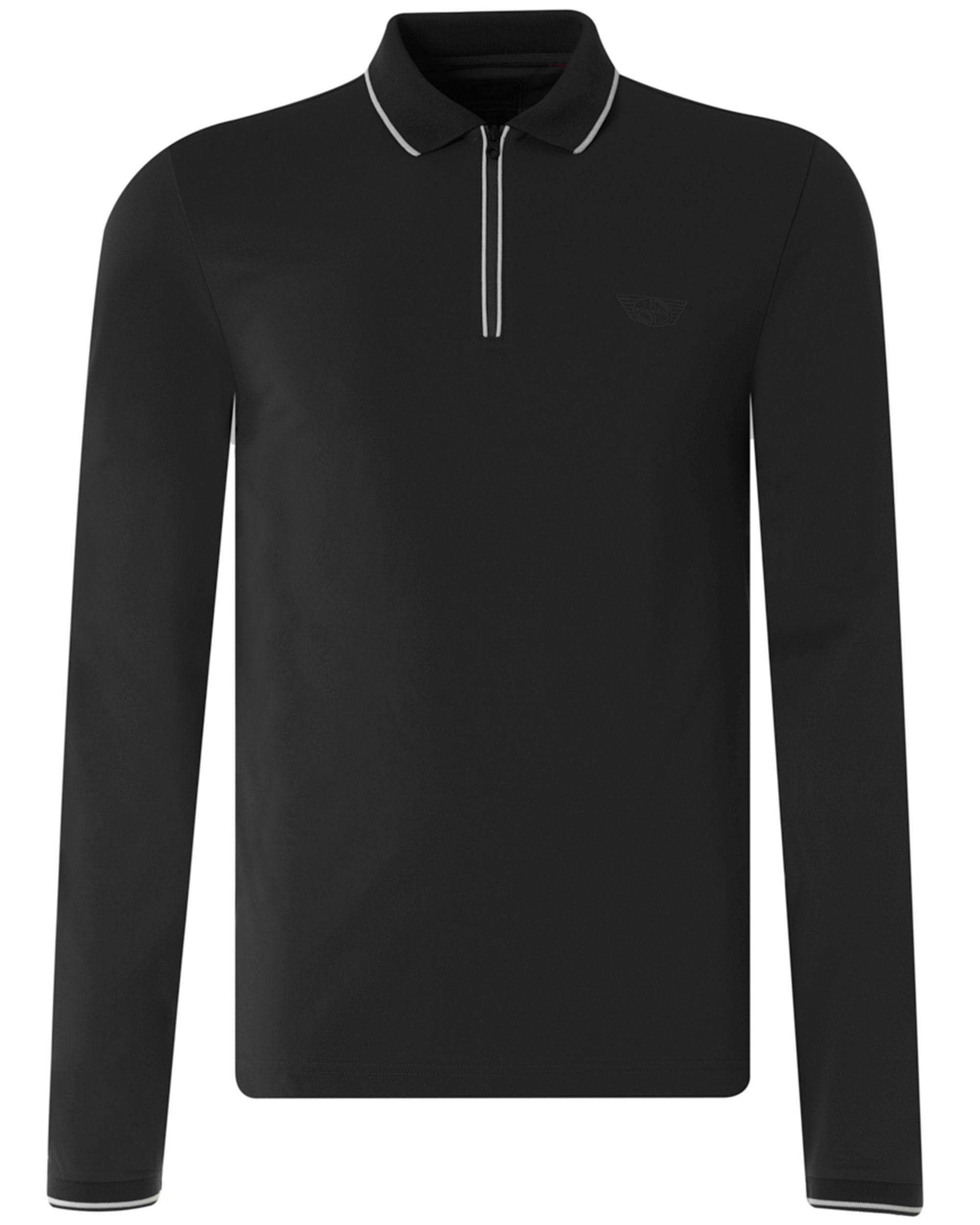 Donkervoort Polo LM Zwart uni 077573-001-L