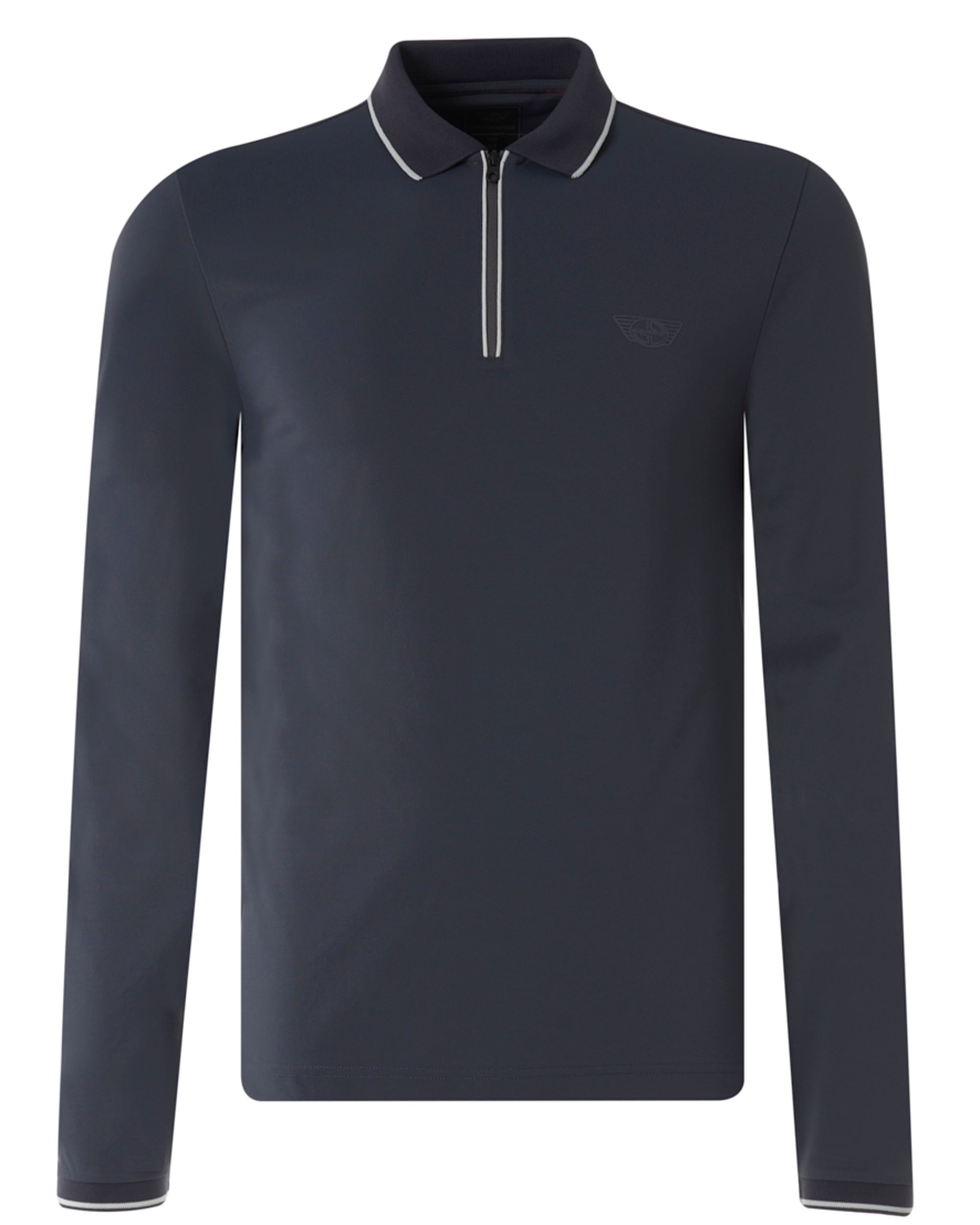 Donkervoort Polo LM Donkergrijs uni 077573-002-L