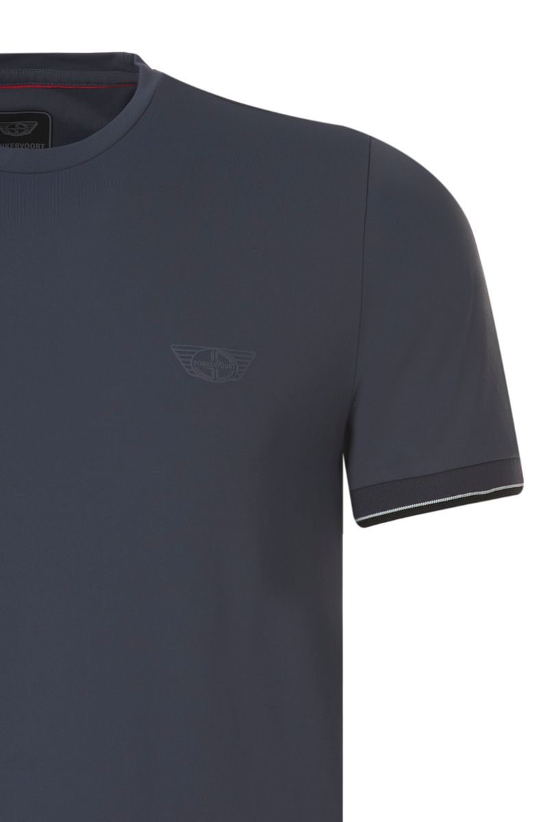 Donkervoort T-shirt KM Donkergrijs uni 077575-002-L