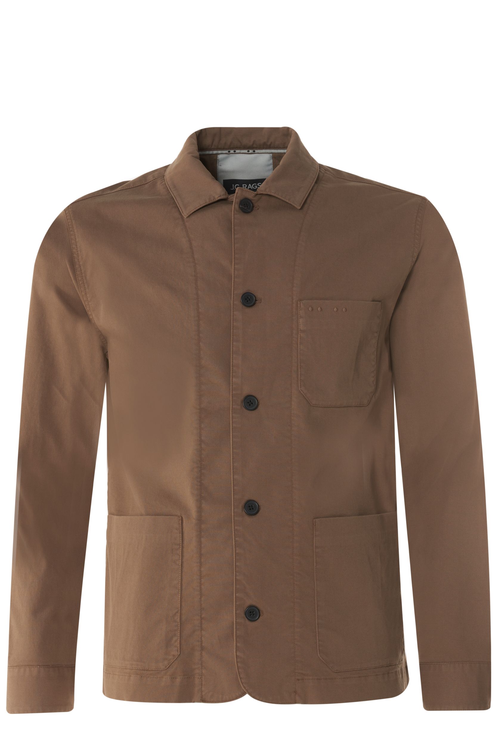 J.C. RAGS Ruben Overshirt Bruin uni 077639-001-L
