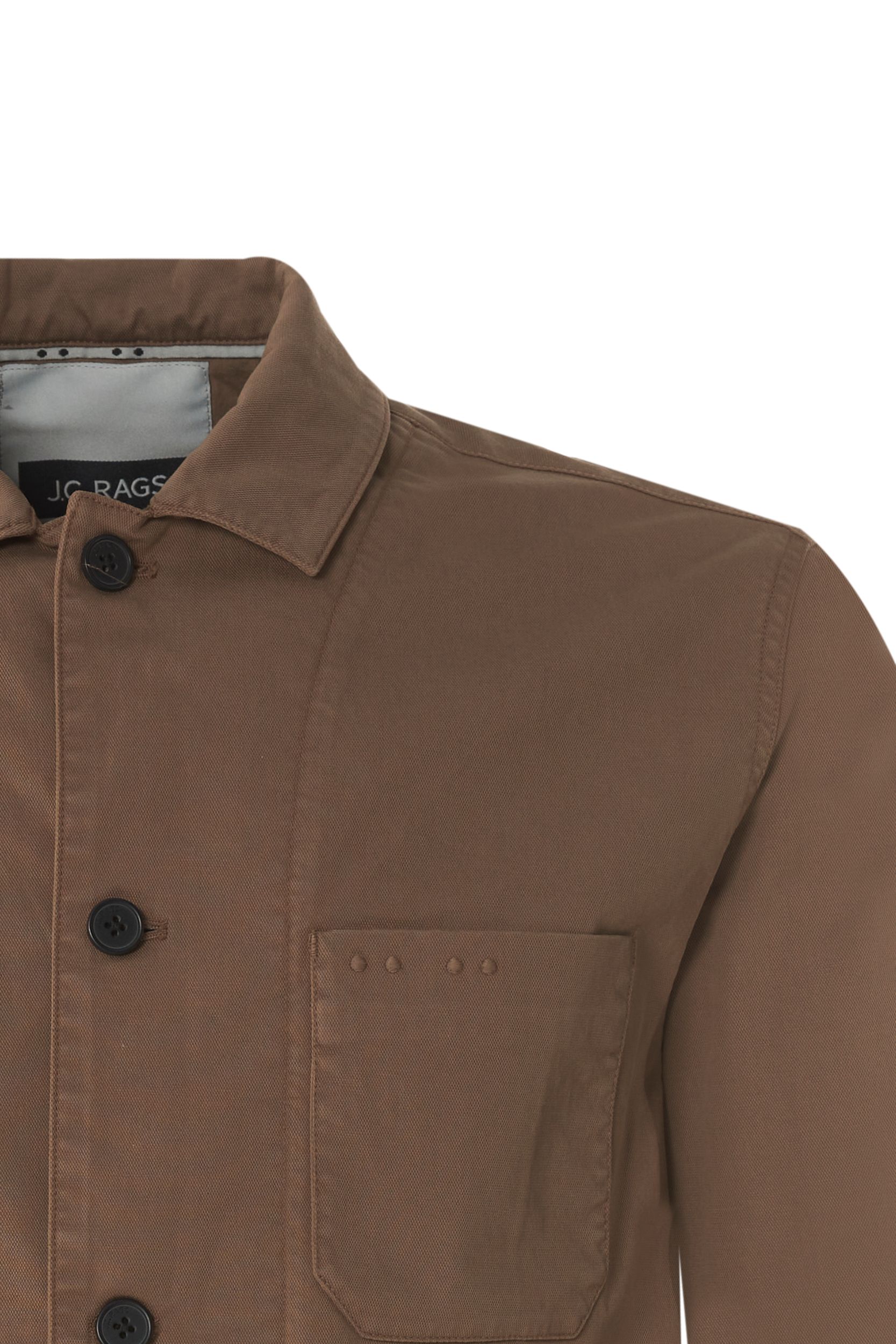 J.C. RAGS Ruben Overshirt Bruin uni 077639-001-L