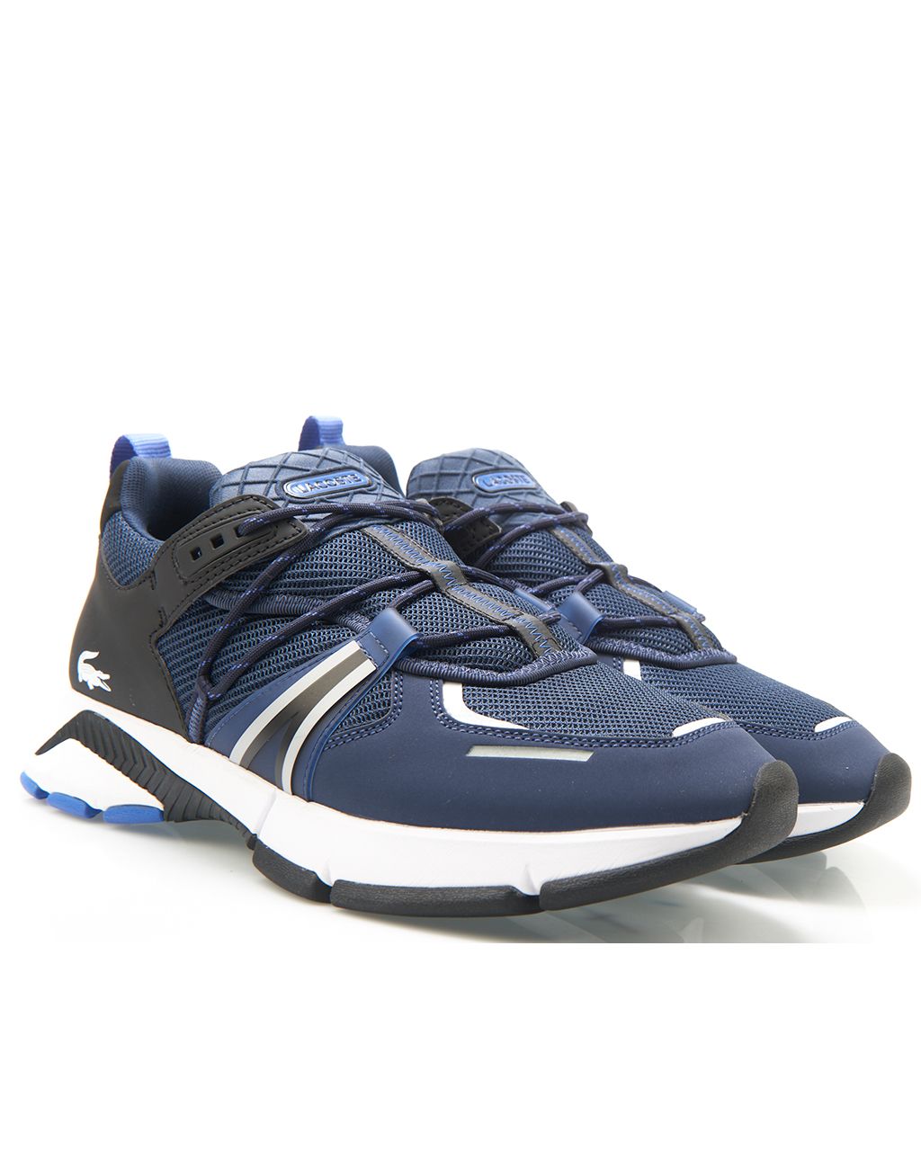 Lacoste navy blue sneakers deals
