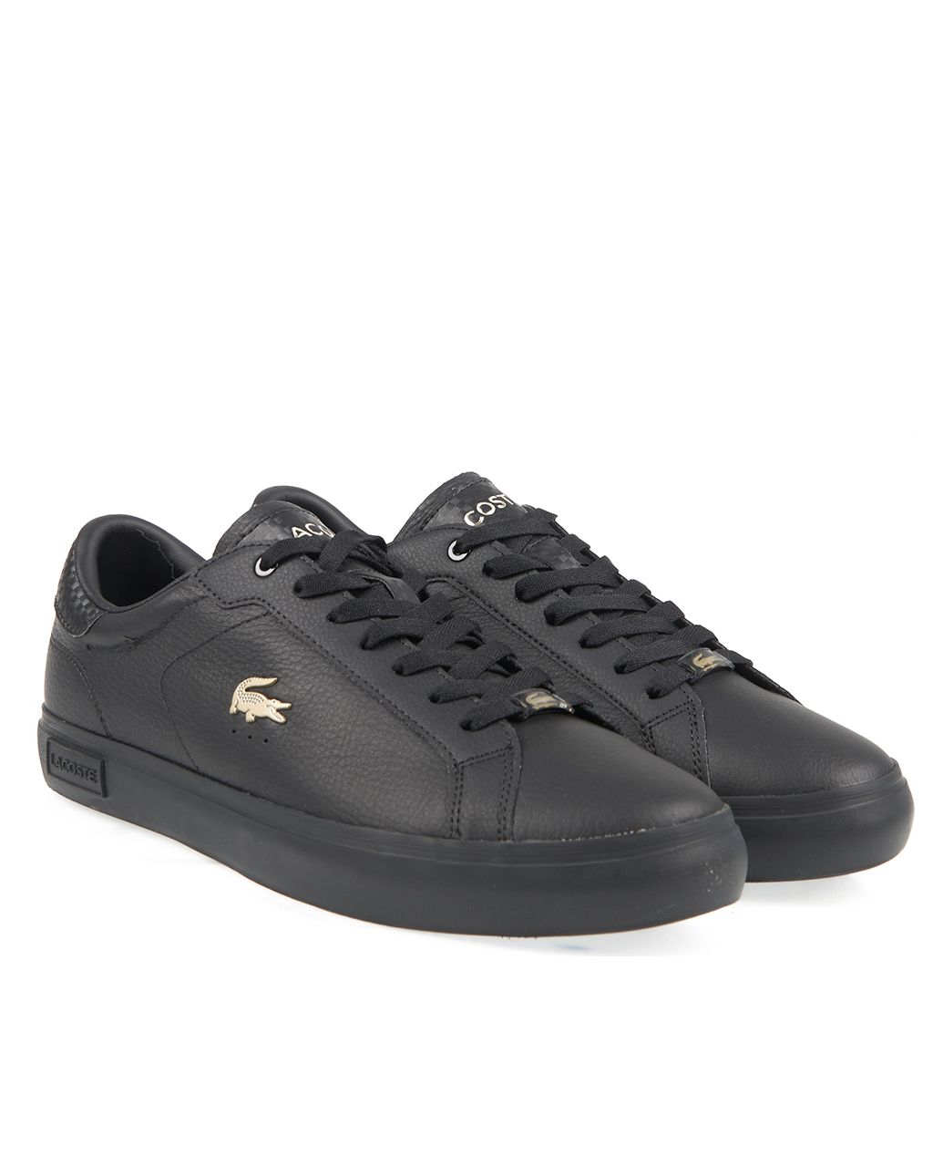 Lacoste all black shoes best sale