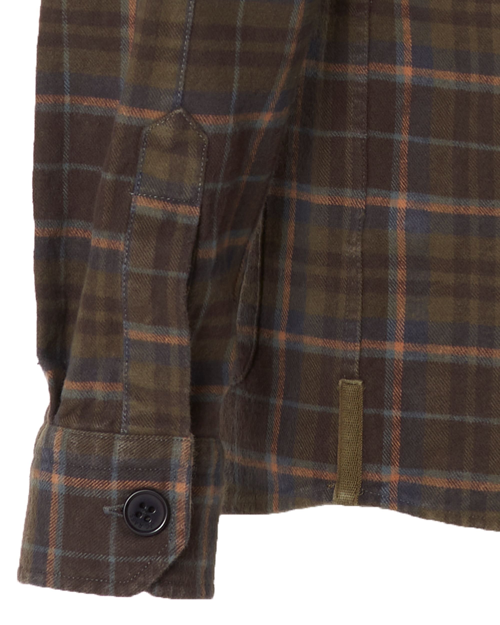 J.C. RAGS Reed Overshirt Olijf grote ruit 077712-001-L