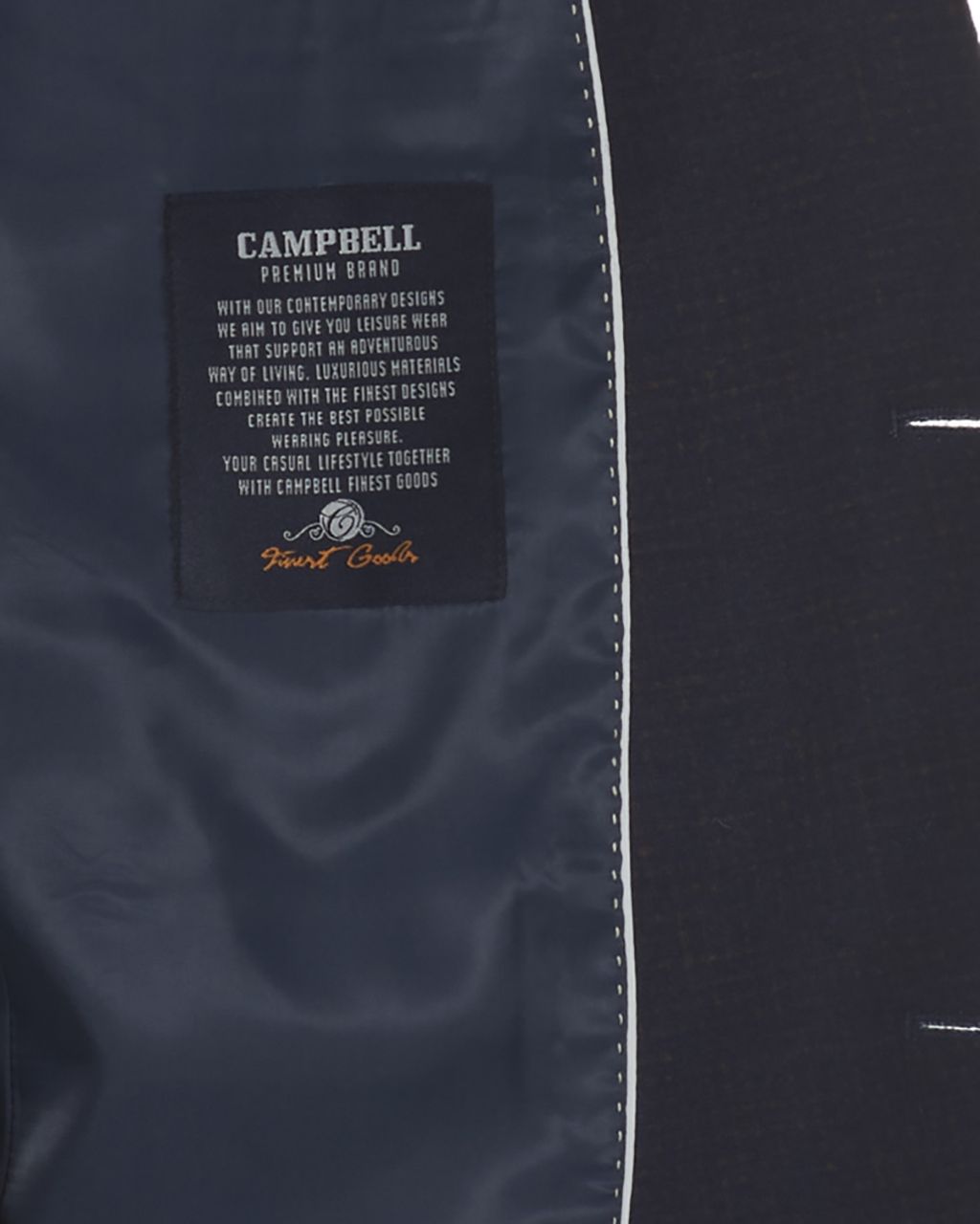 Campbell Classic Ockley Colbert Donkerblauw kleine ruit 077761-001-48