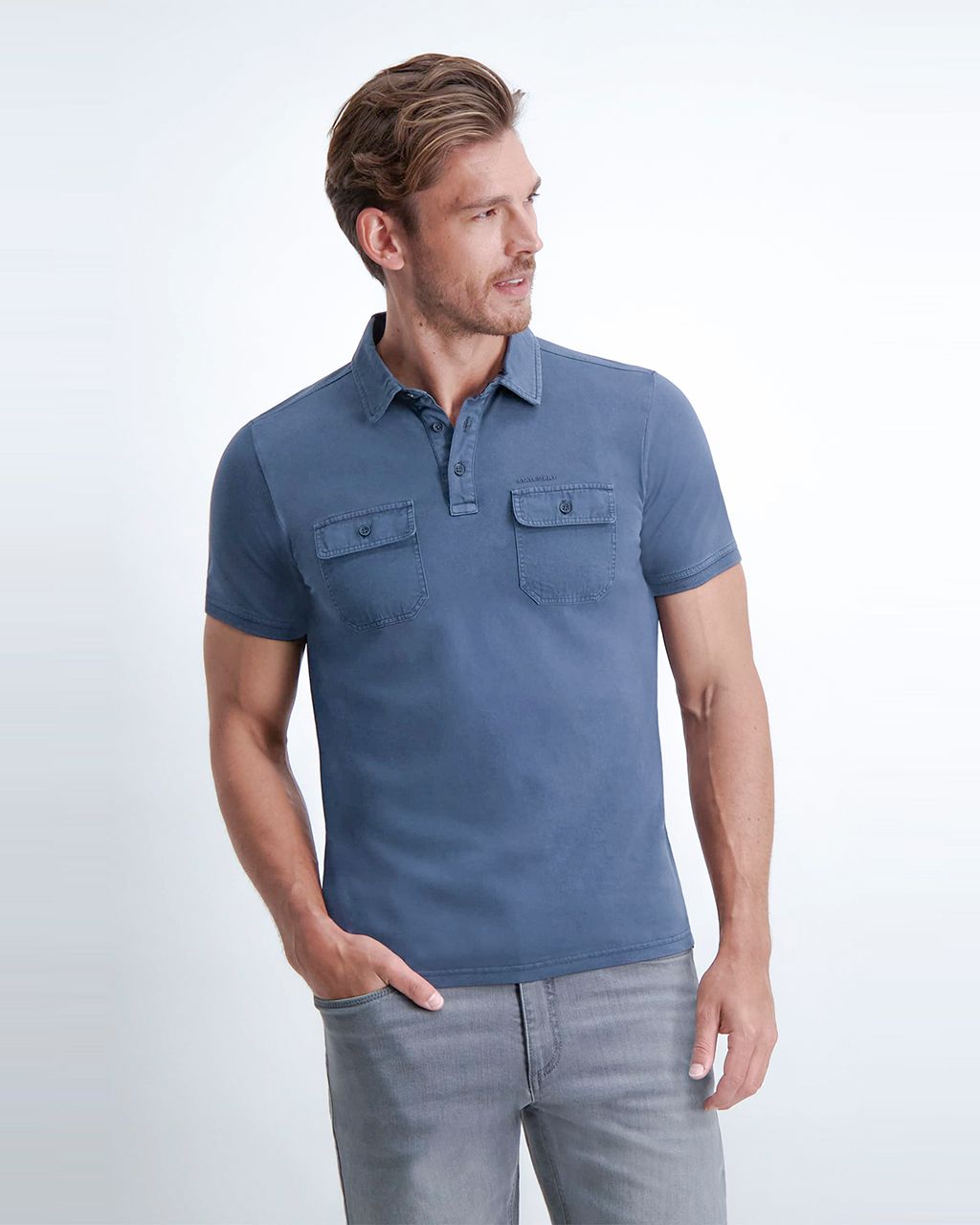 State of Art Polo KM Donker blauw 077879-001-4XL