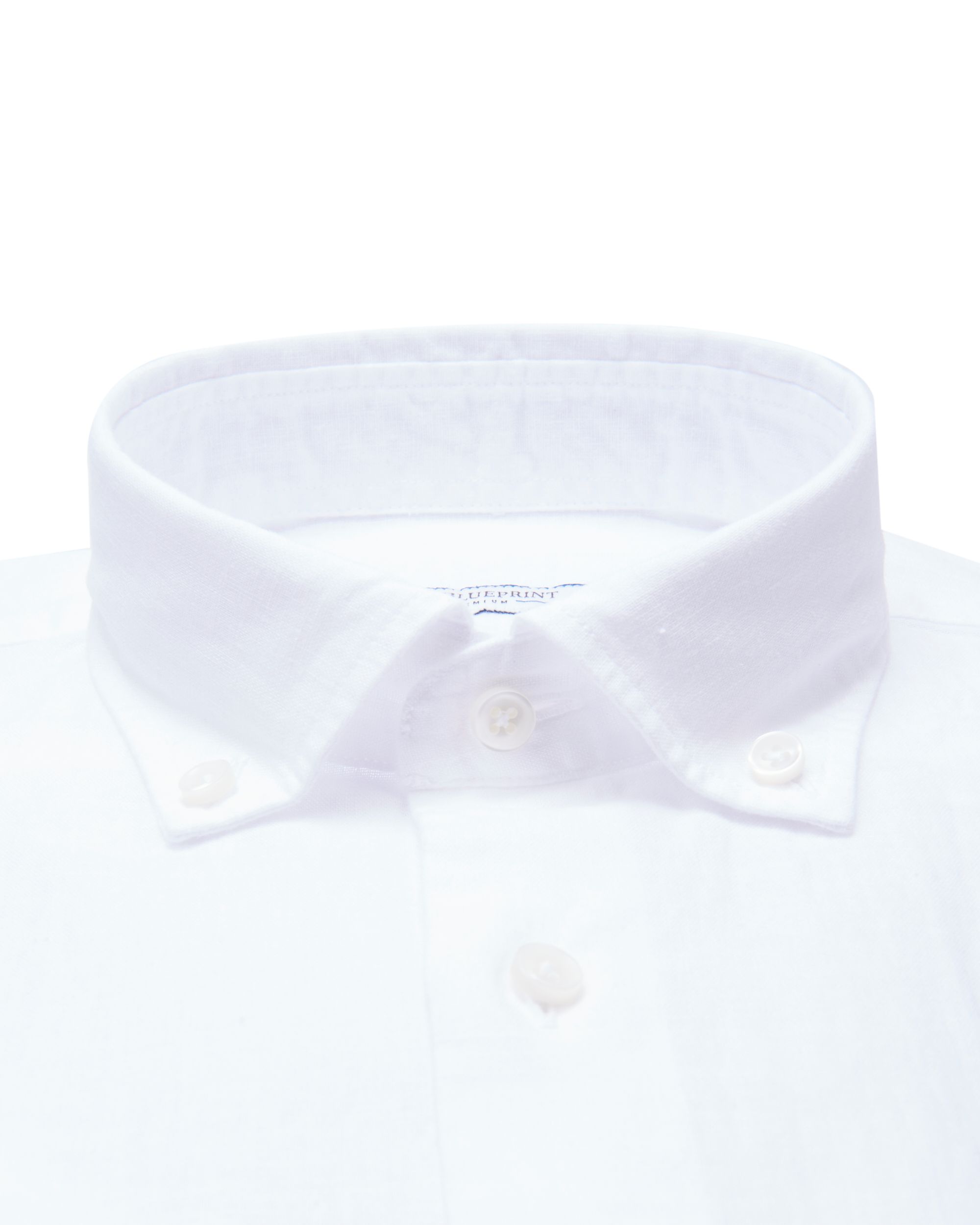 The BLUEPRINT Premium Casual Overhemd KM Wit uni 077930-001-L