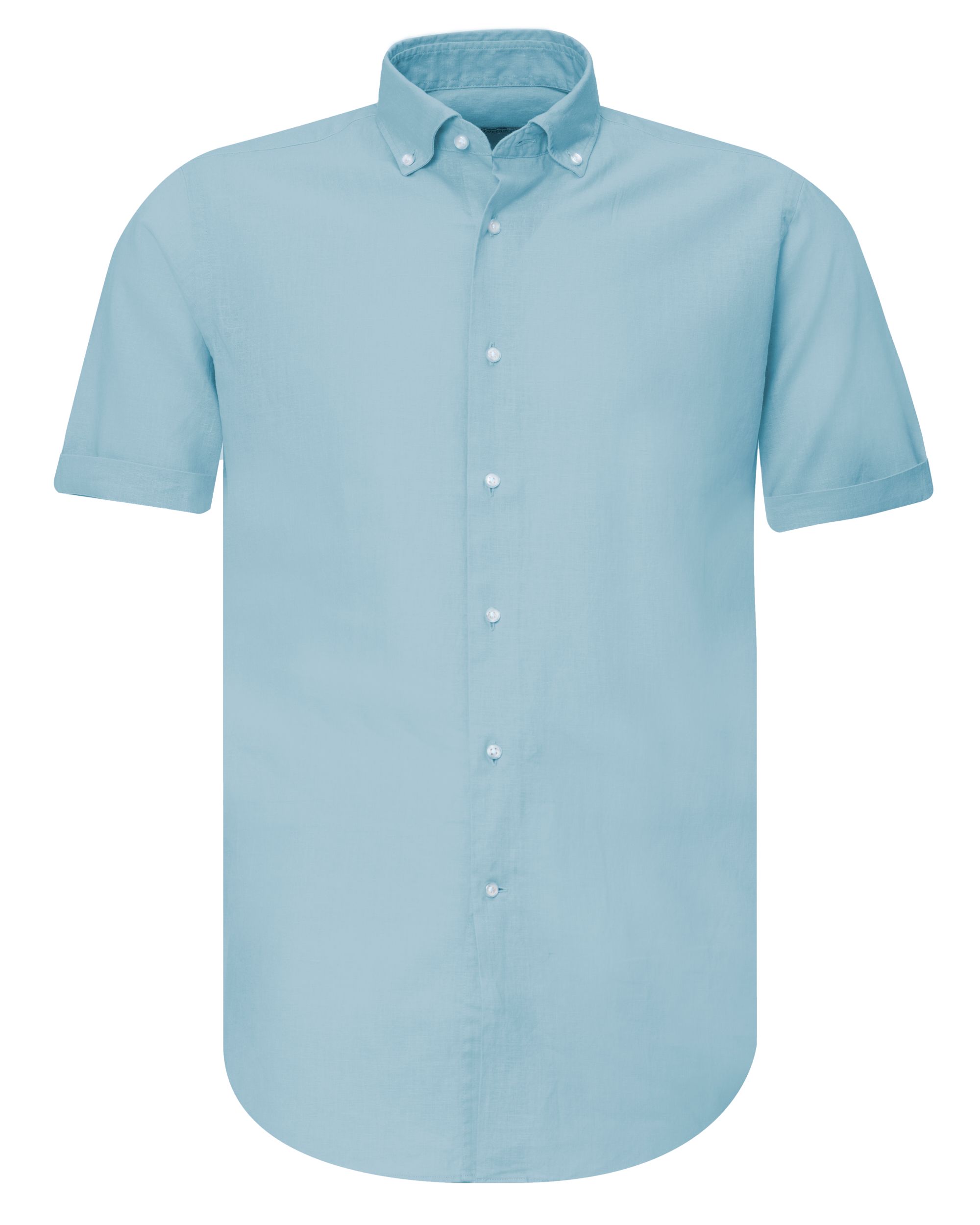 The BLUEPRINT Premium Casual Overhemd KM Blue Marine 077930-003-L