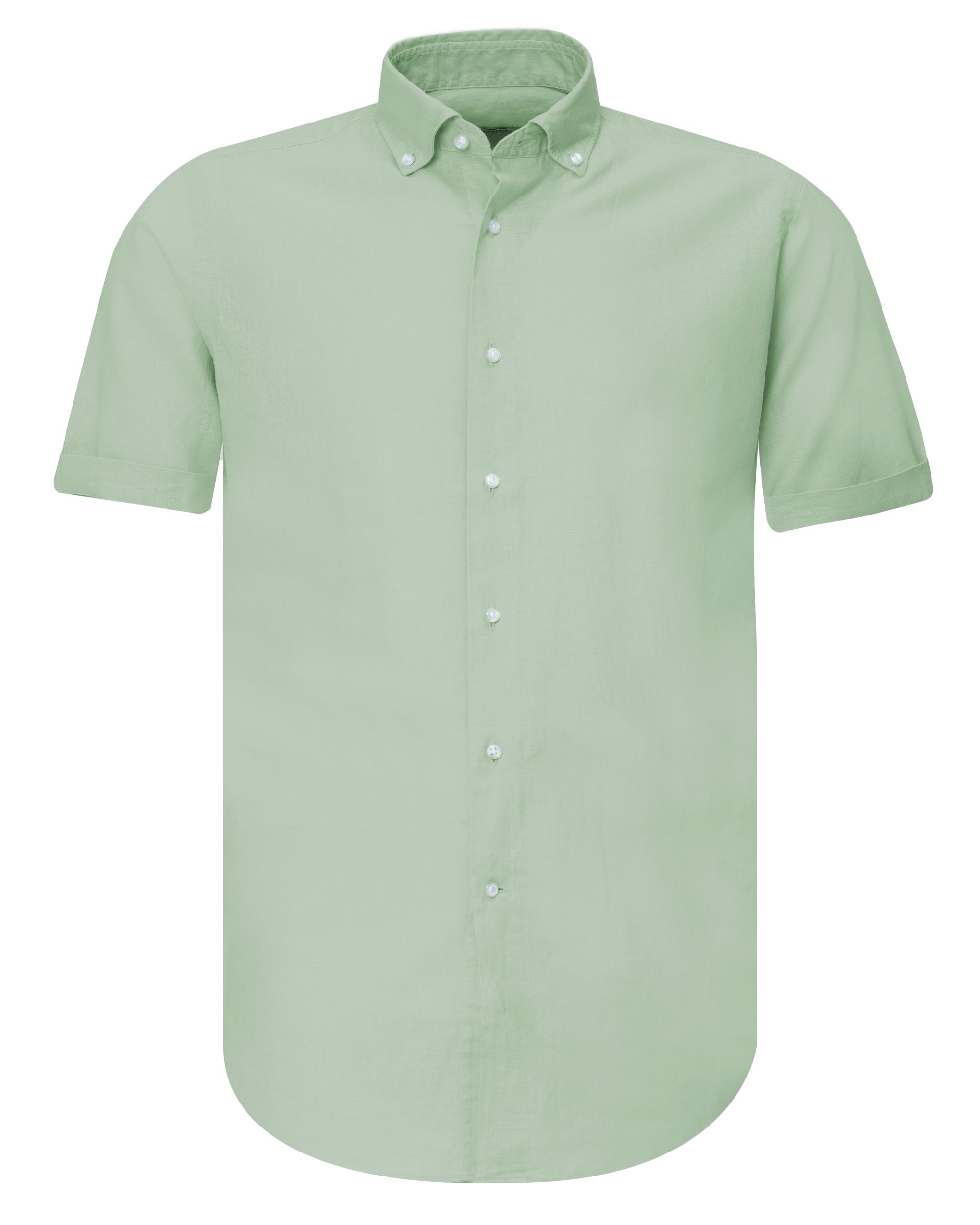 The BLUEPRINT Premium Casual Overhemd KM Lichtgroen 077930-004-L