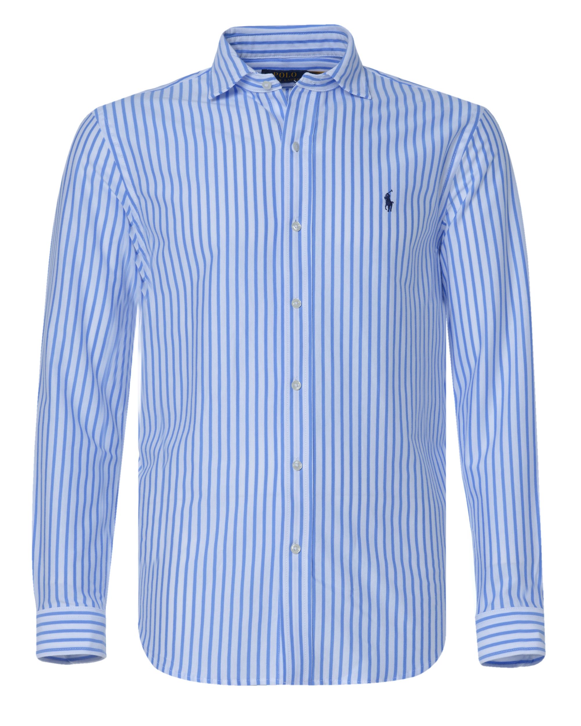 Polo Ralph Lauren Casual Overhemd LM Blauw 077970-001-L