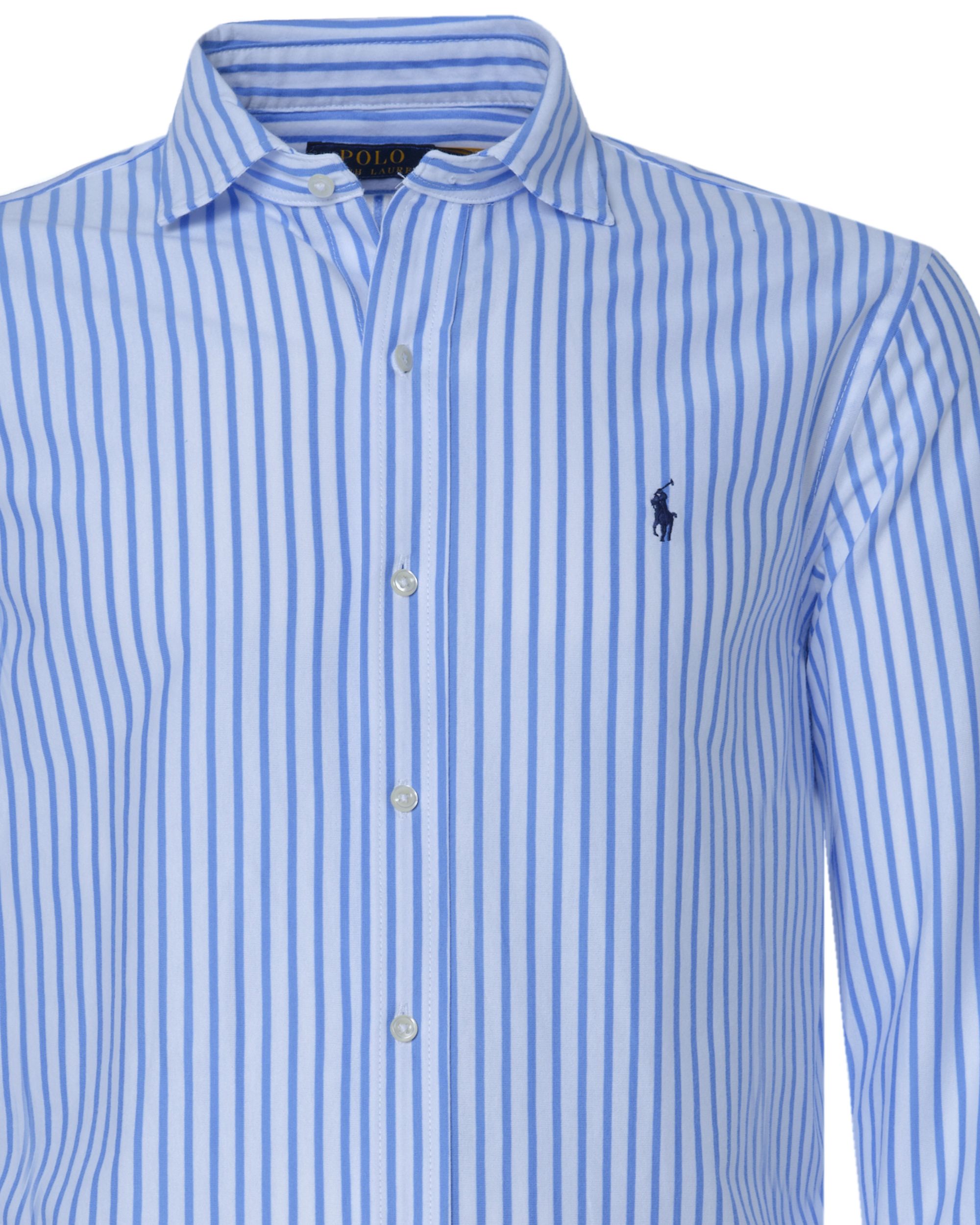 Polo Ralph Lauren Casual Overhemd LM Blauw 077970-001-L