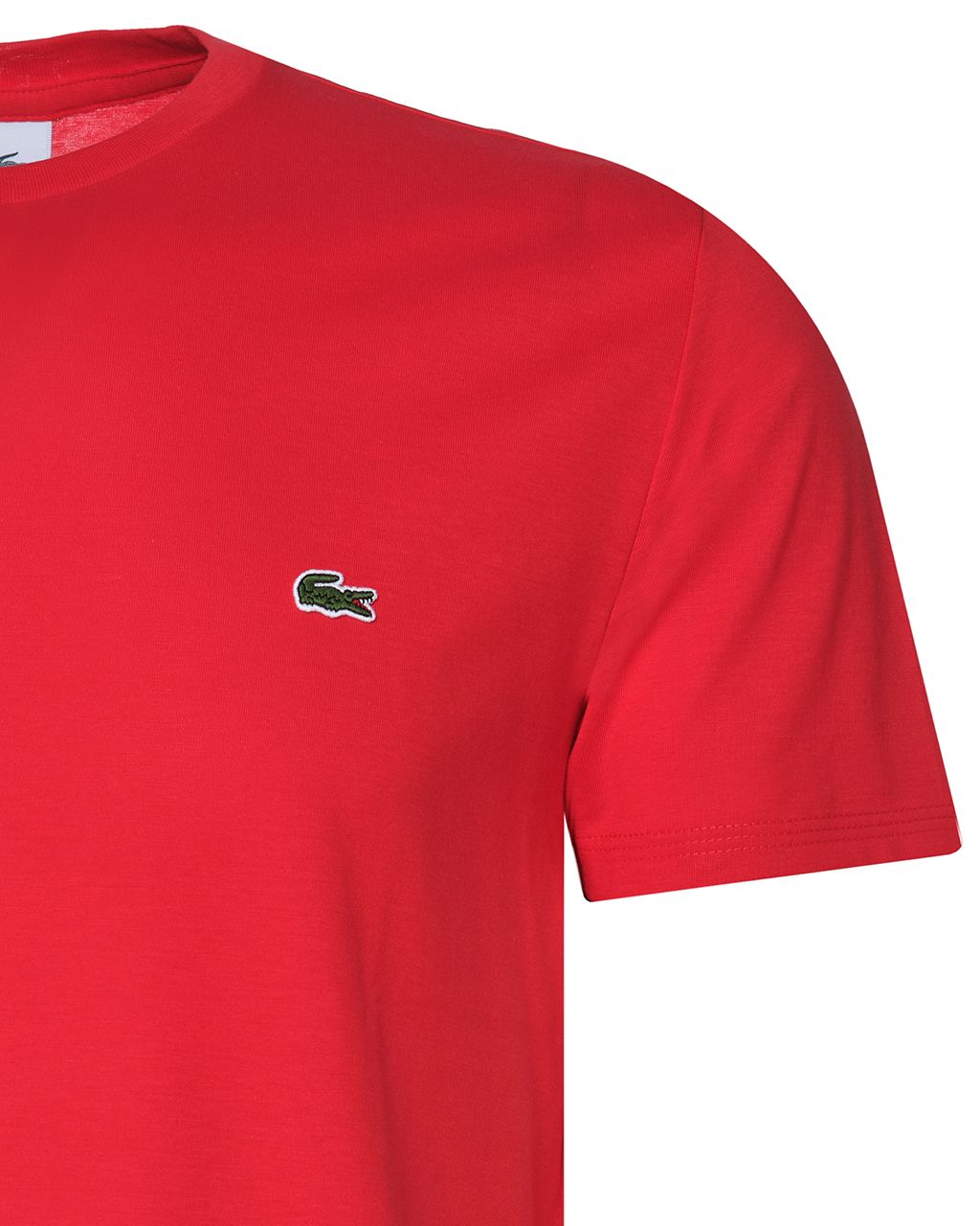 Lacoste t shirt red on sale