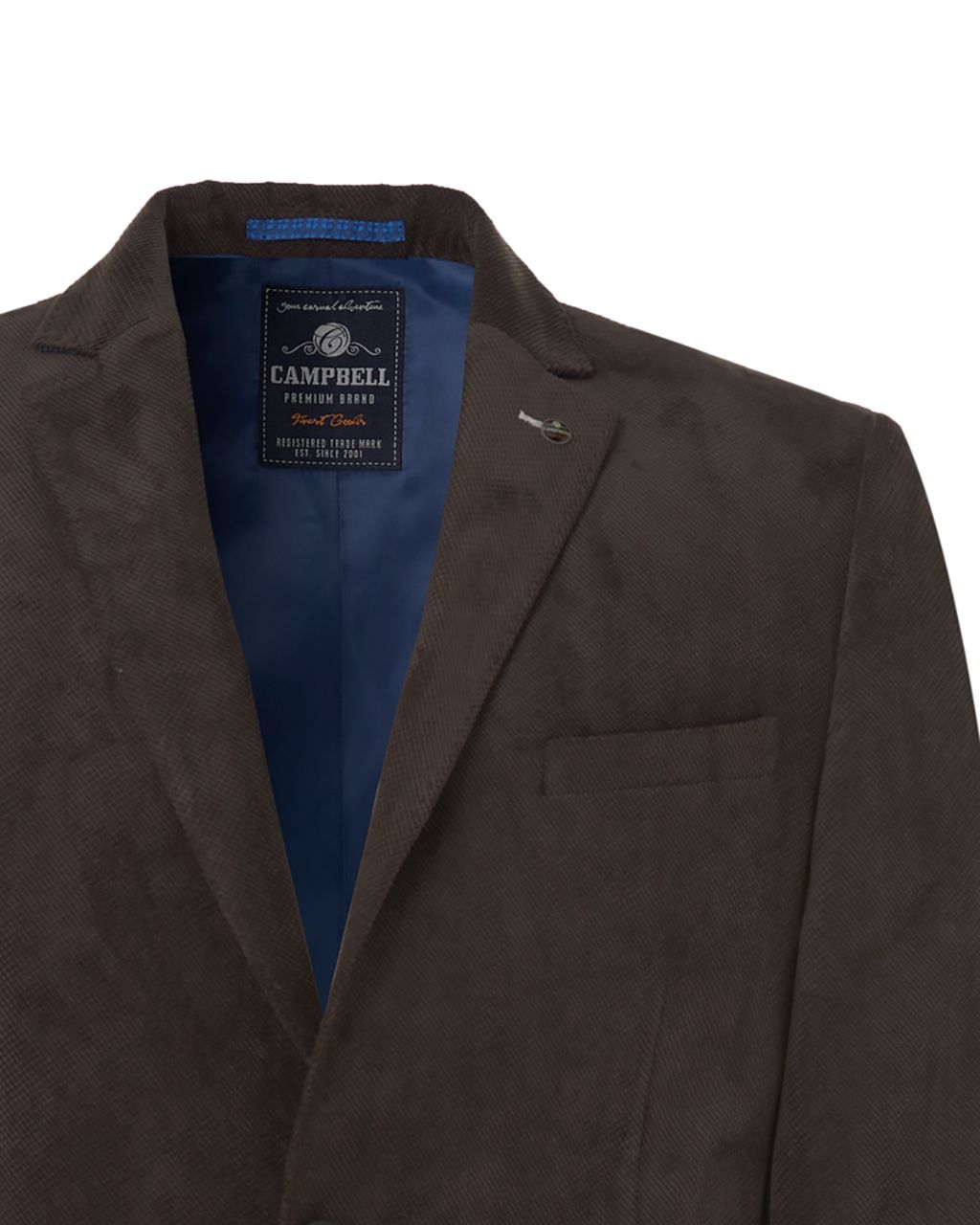 Campbell blazer Bruin uni 078177-002-46