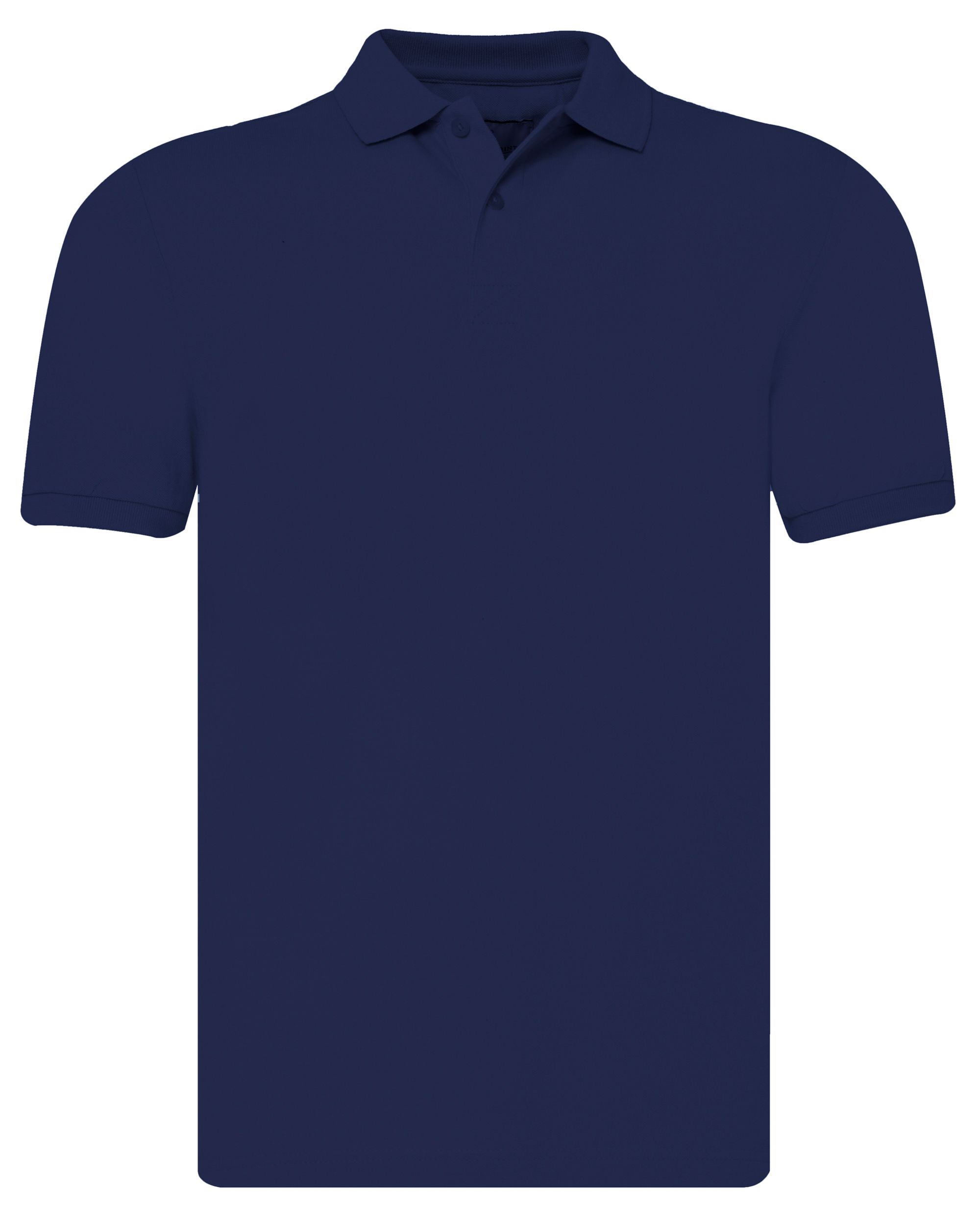 The BLUEPRINT Premium Polo KM Donkerblauw uni 078197-001-L