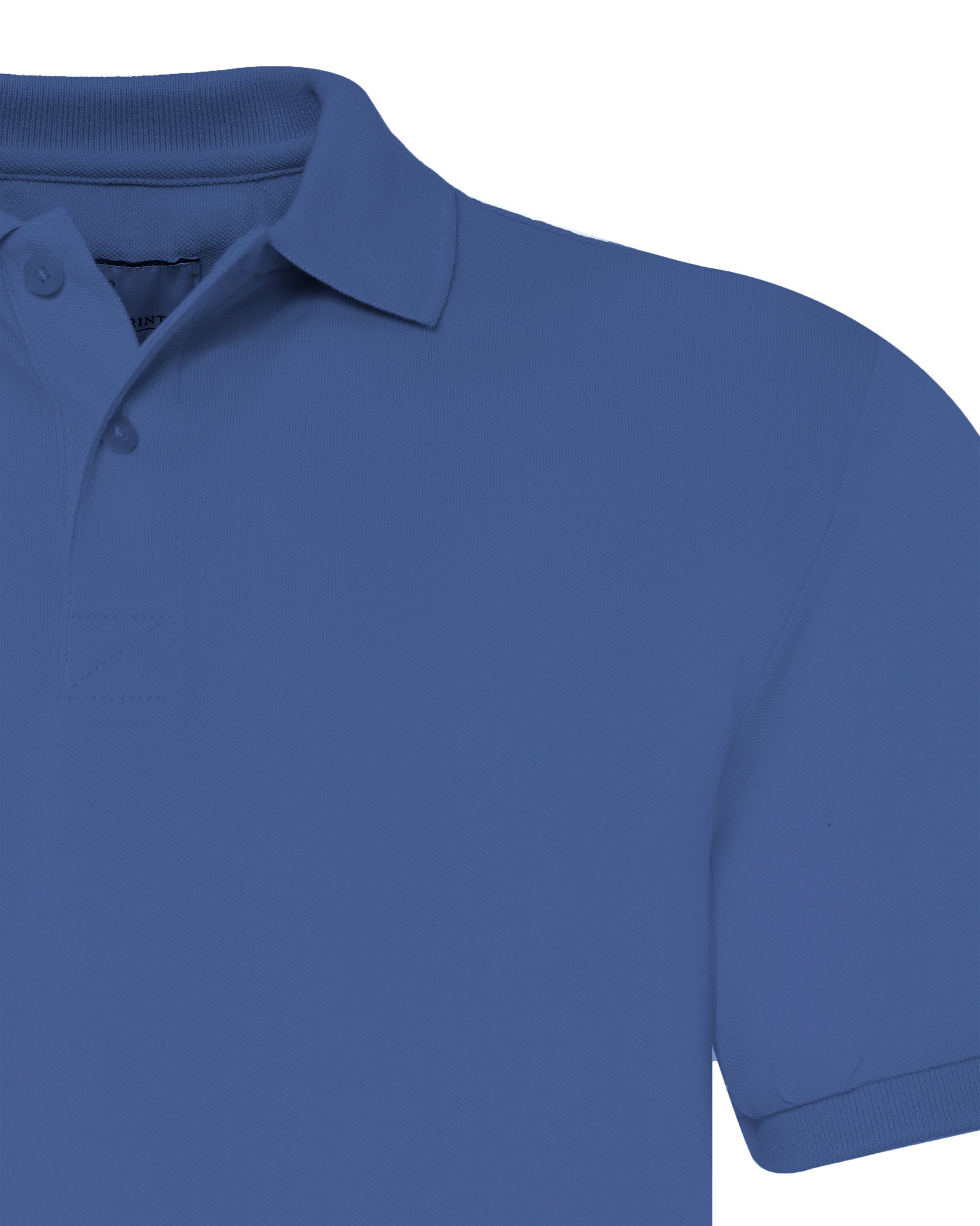 The BLUEPRINT Premium Polo KM Blue Marine 078197-004-L