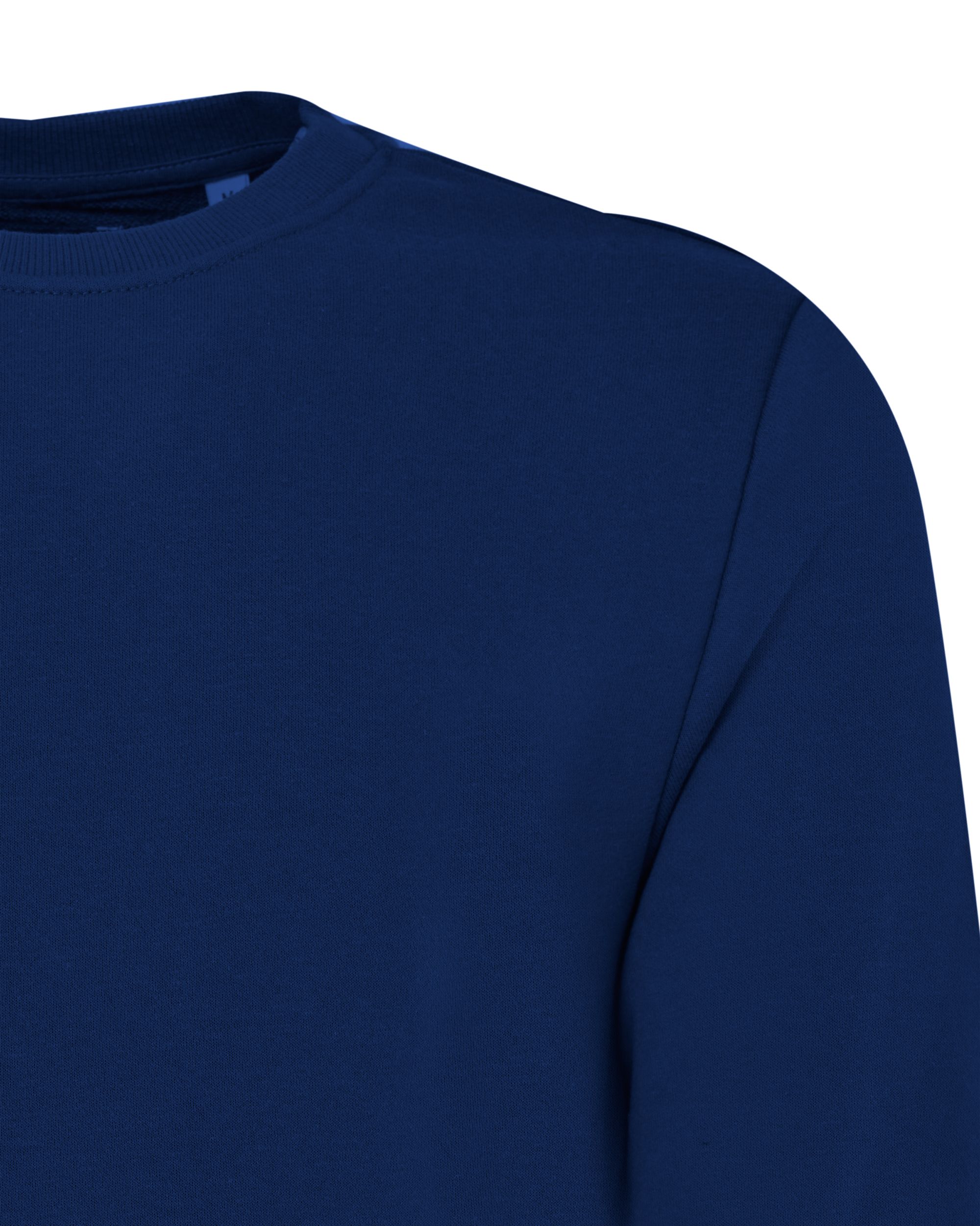 The BLUEPRINT Premium Sweater Donkerblauw uni 078208-001-L