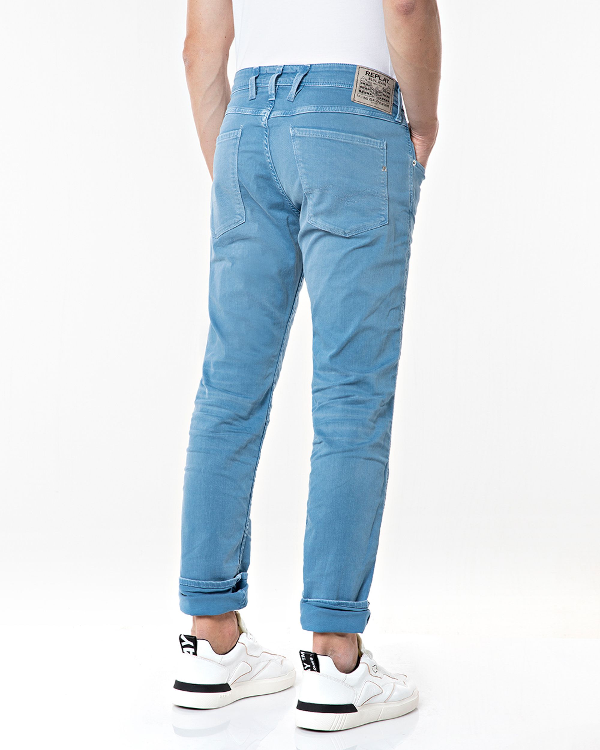 Replay Anbass 573 Bio Jeans Blauw 078267-001-30/34