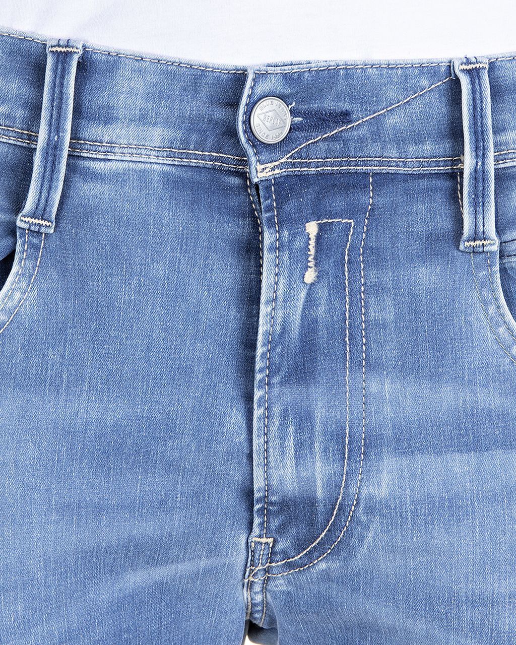 Replay Anbass Hyperflex Re-used X-lite Jeans Blauw 078272-001-28/32
