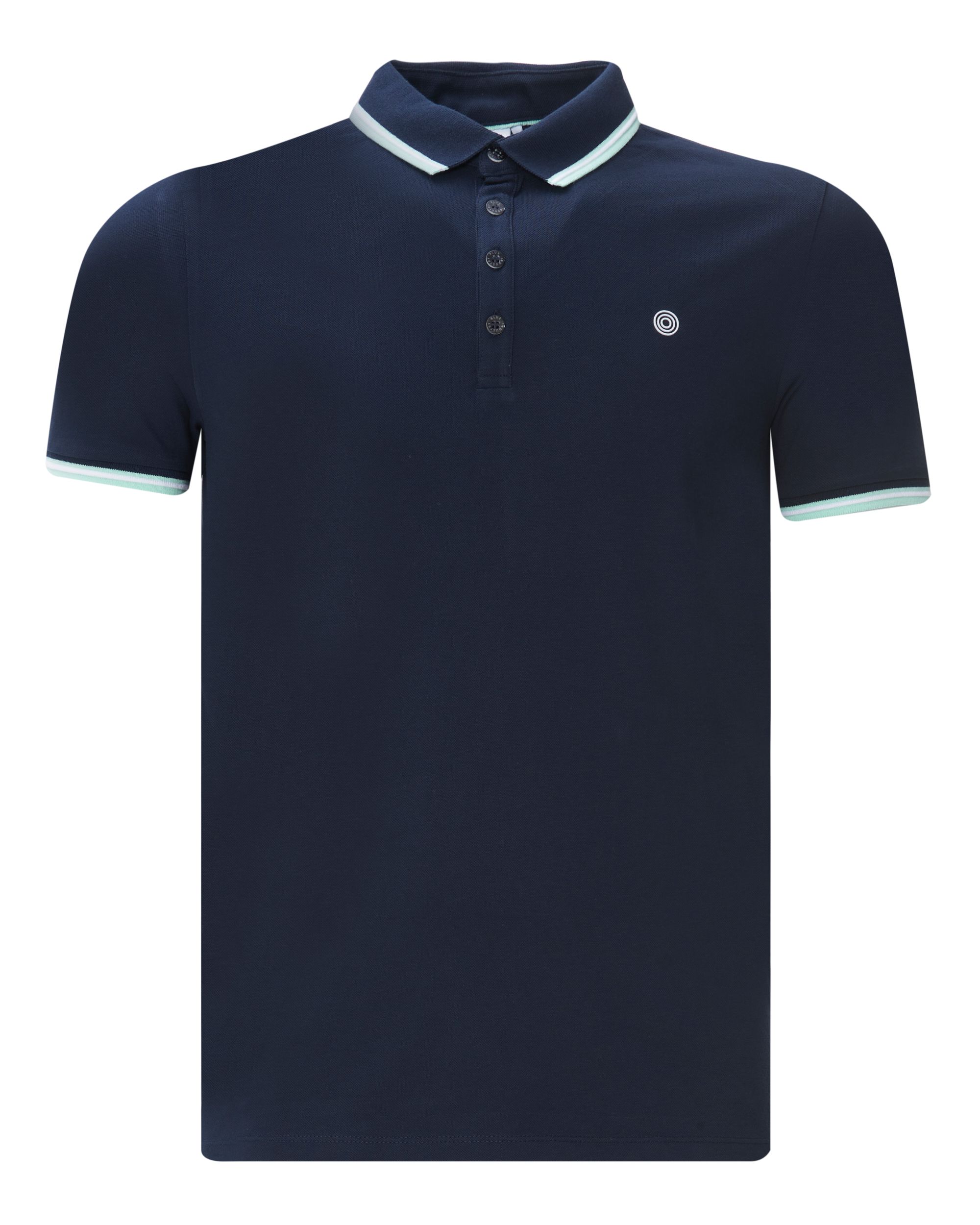 Blue Industry Polo KM Donker blauw 078371-001-L