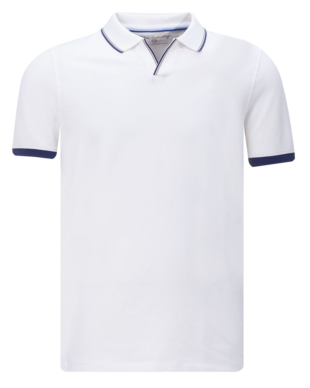 Blue Industry Polo KM Off white 078375-001-L