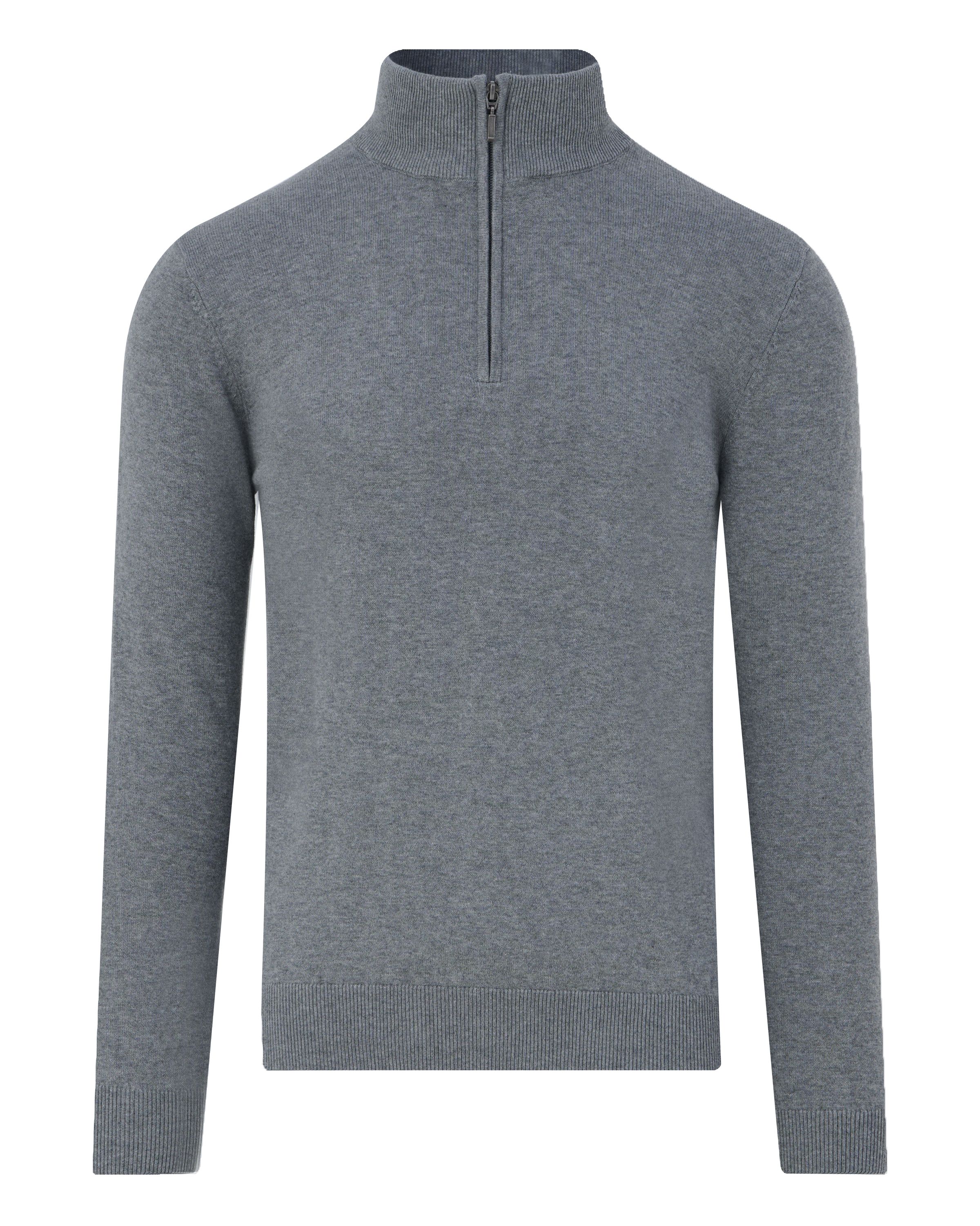 The BLUEPRINT Premium Schipperstrui Grijs uni 078481-002-L