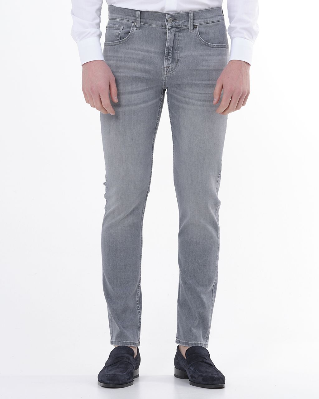 7 For All Mankind Slimmy Tapered Tek Jeans Grijs 078494-001-28