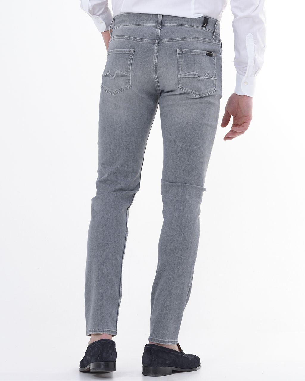 7 For All Mankind Slimmy Tapered Tek Jeans Grijs 078494-001-28