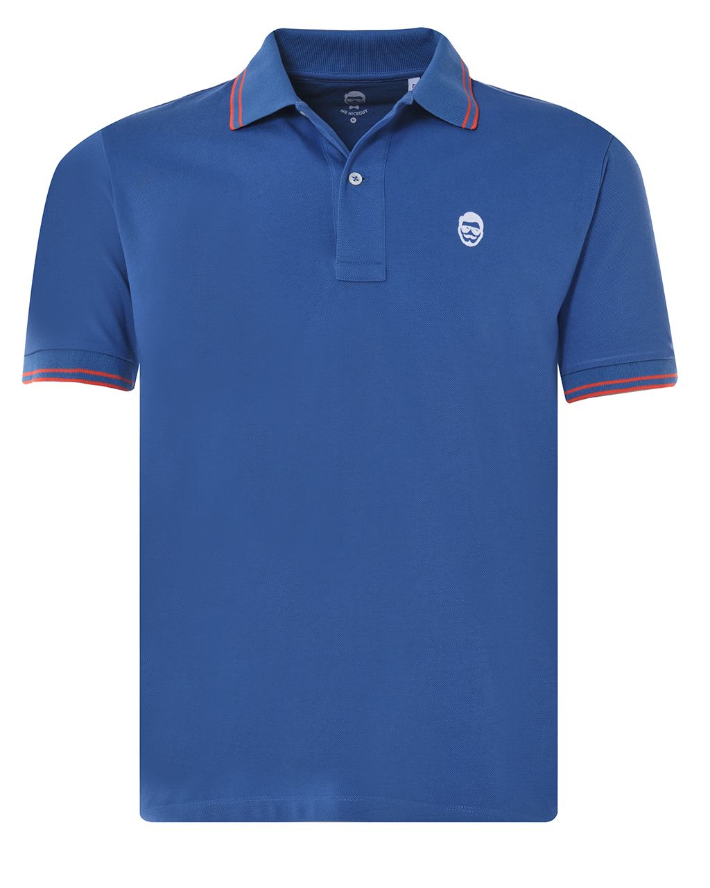 Mr Niceguy - Polo KM Blauw 078524-001-L