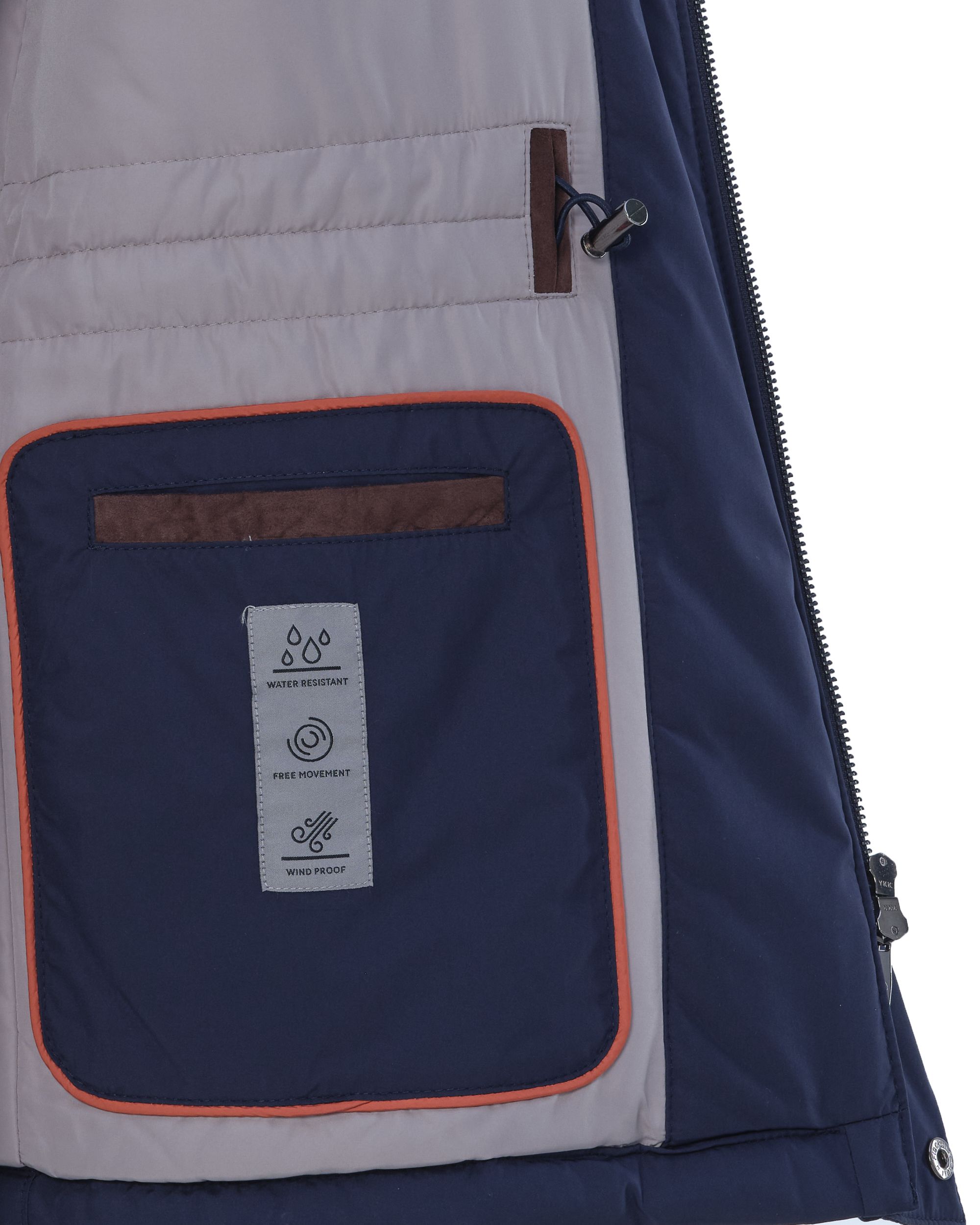 Corneliani Gewatteerde jas Donker blauw 078609-001-48