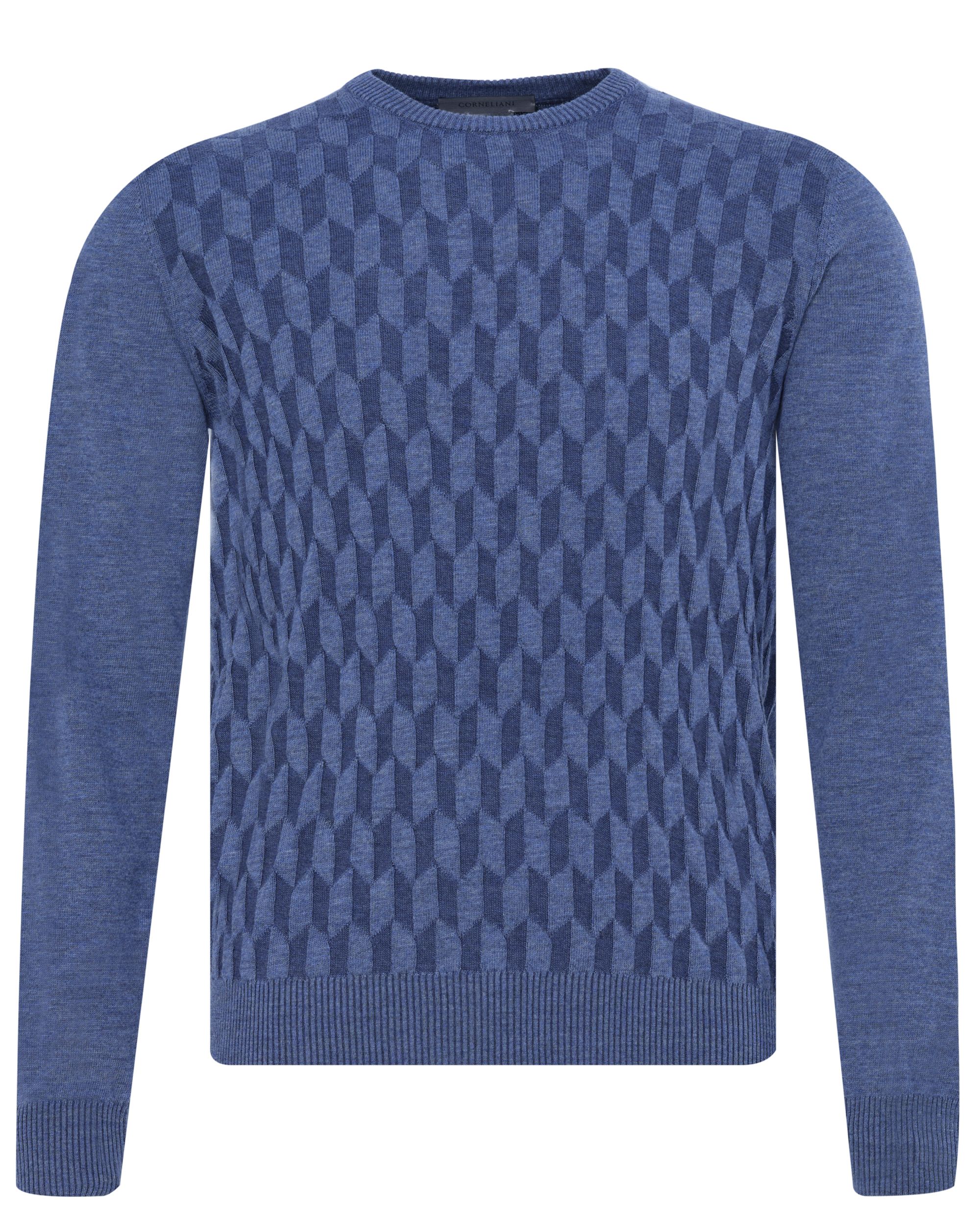 Corneliani Trui ronde hals  Blauw 078612-001-48