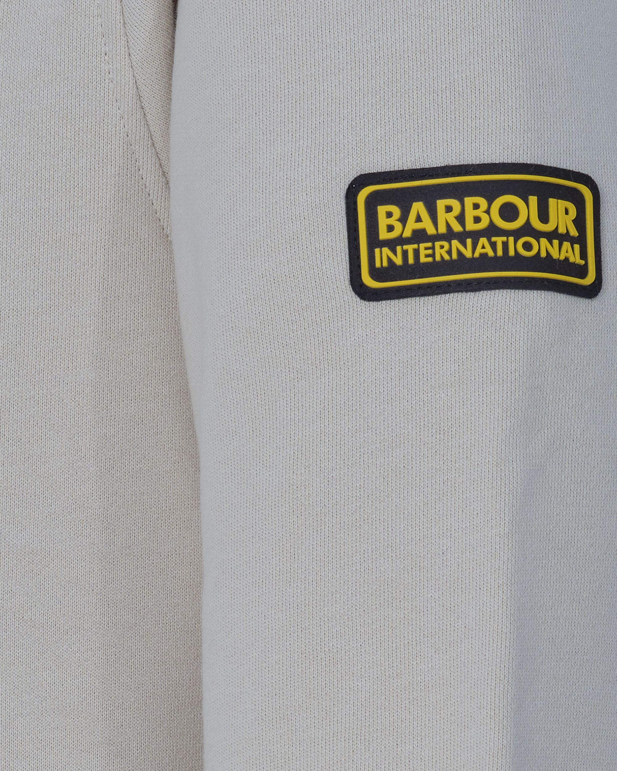 Barbour International Badge Half Zip Schipperstrui Grijs 078662-001-L