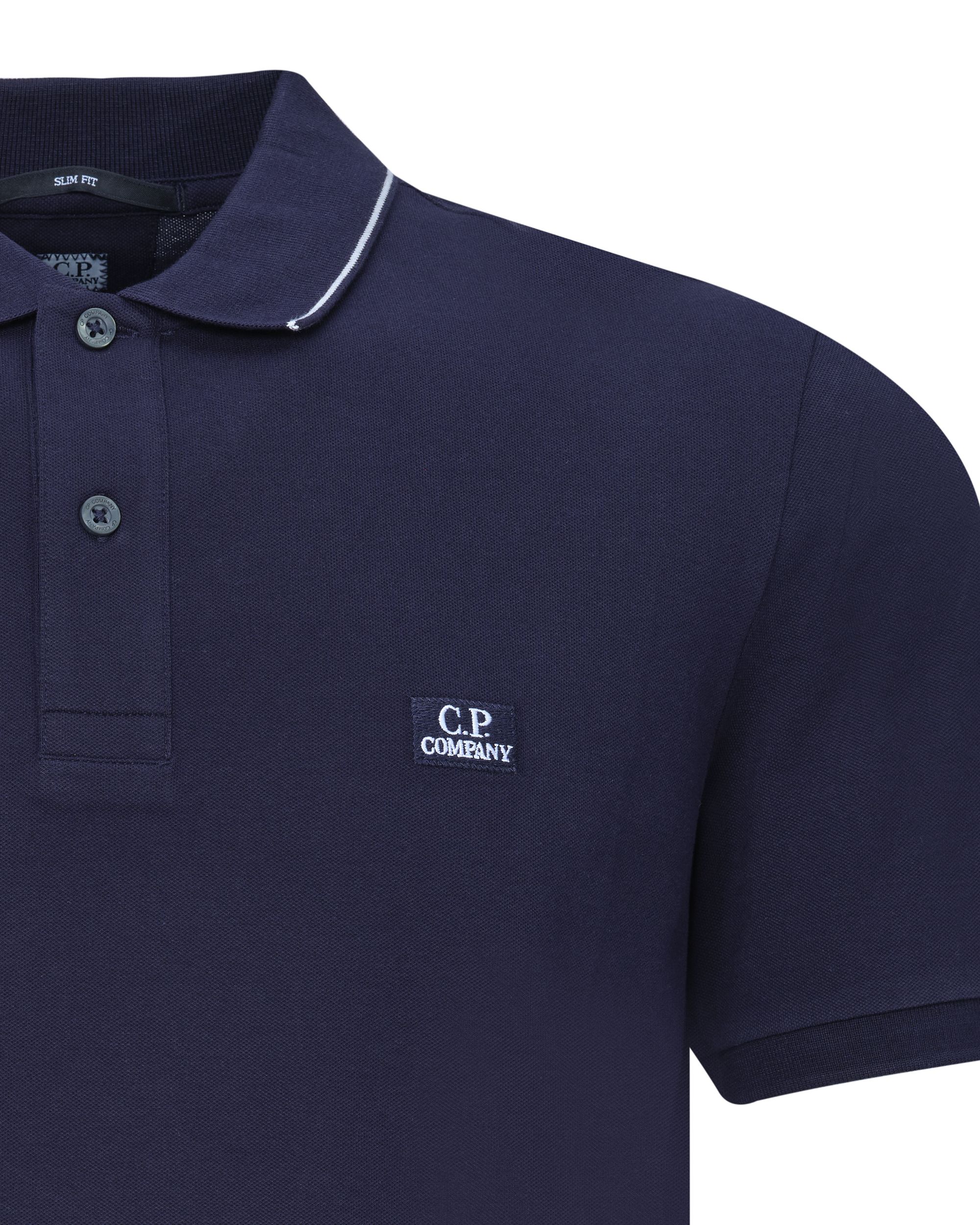 C.P Company Polo KM Donker blauw 078724-002-L