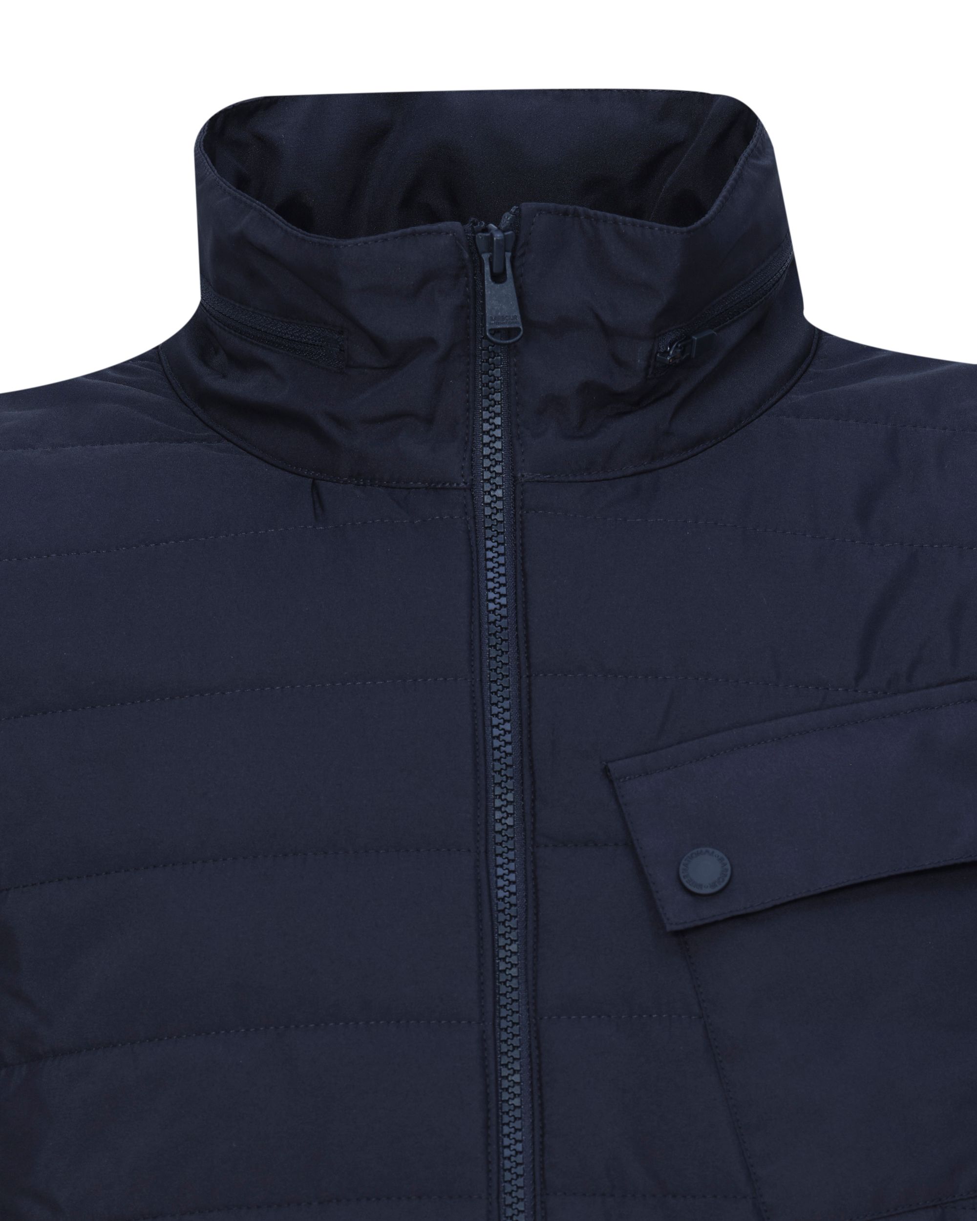 Barbour International Radon Zip Though Vest Zwart 078758-001-L