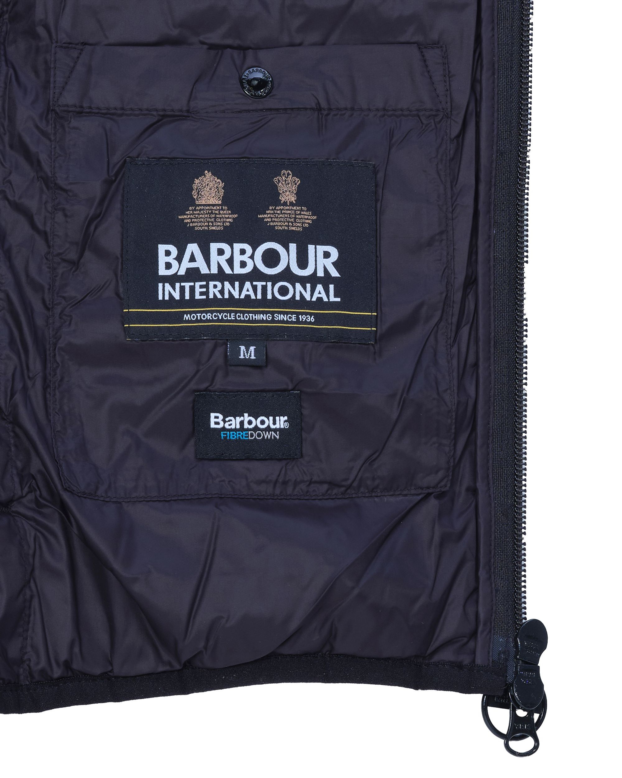 Barbour International Bowsden Jack Zwart 078762-001-L
