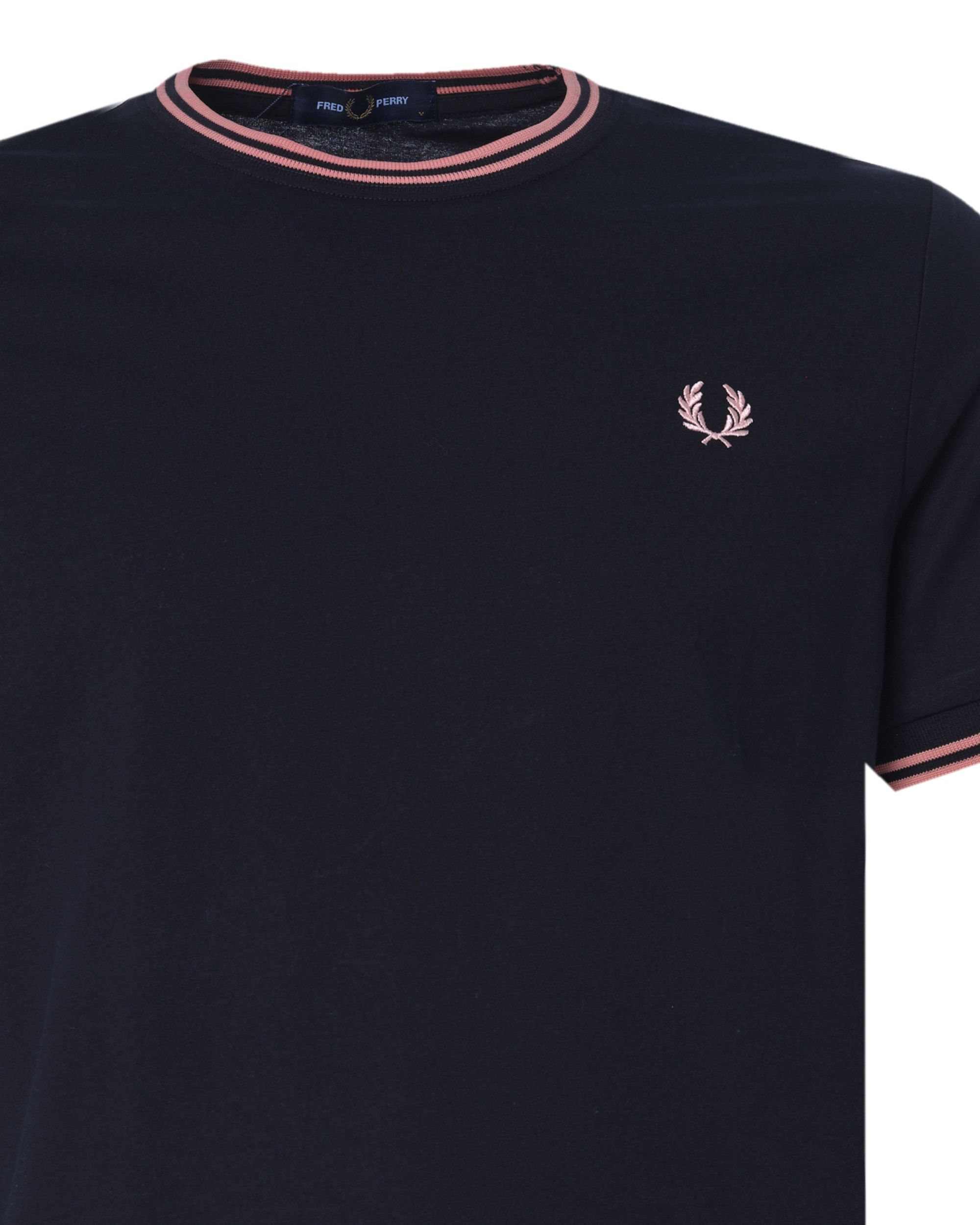 Fred Perry Twin Tipped T-shirt KM Zwart 078790-001-L