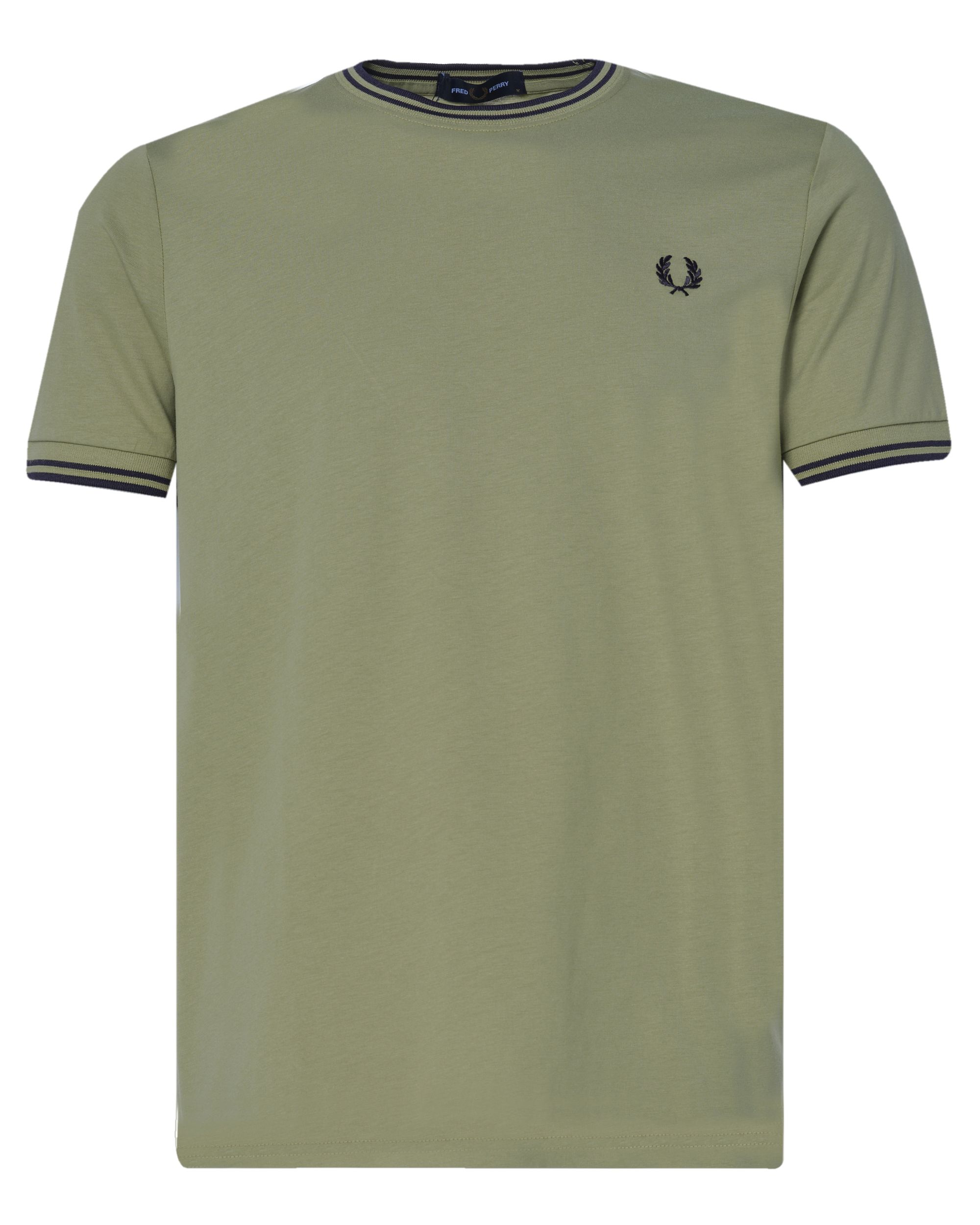 Fred Perry Twin Tipped T-shirt KM Groen 078790-003-L
