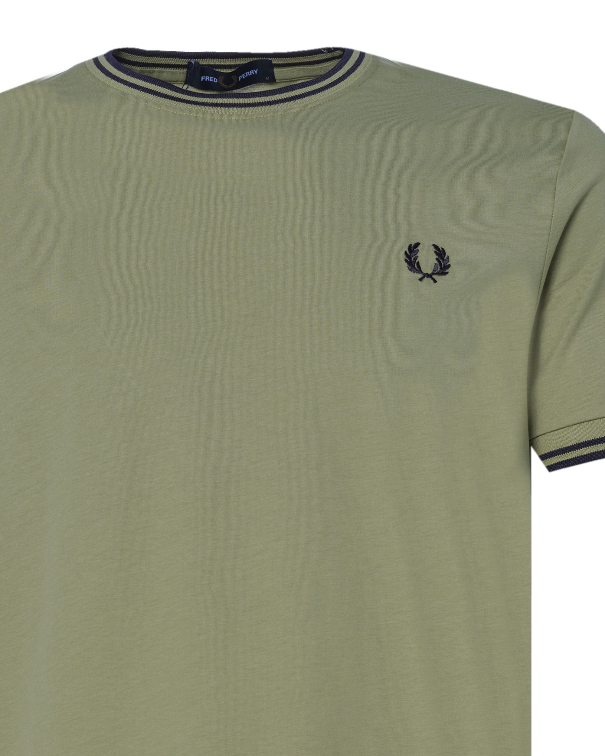 Fred Perry Twin Tipped T-shirt KM Groen 078790-003-L