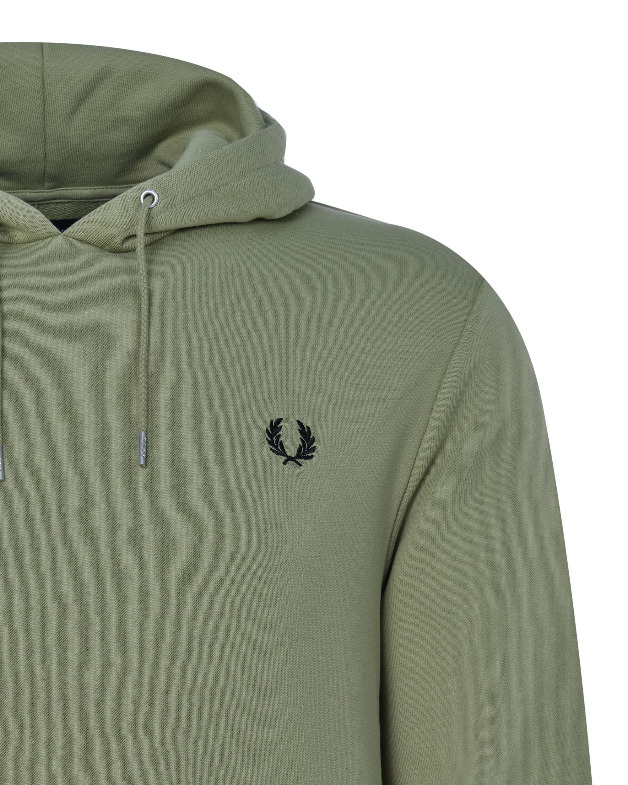 Fred Perry Tipped Hoodie Groen 078791-001-L