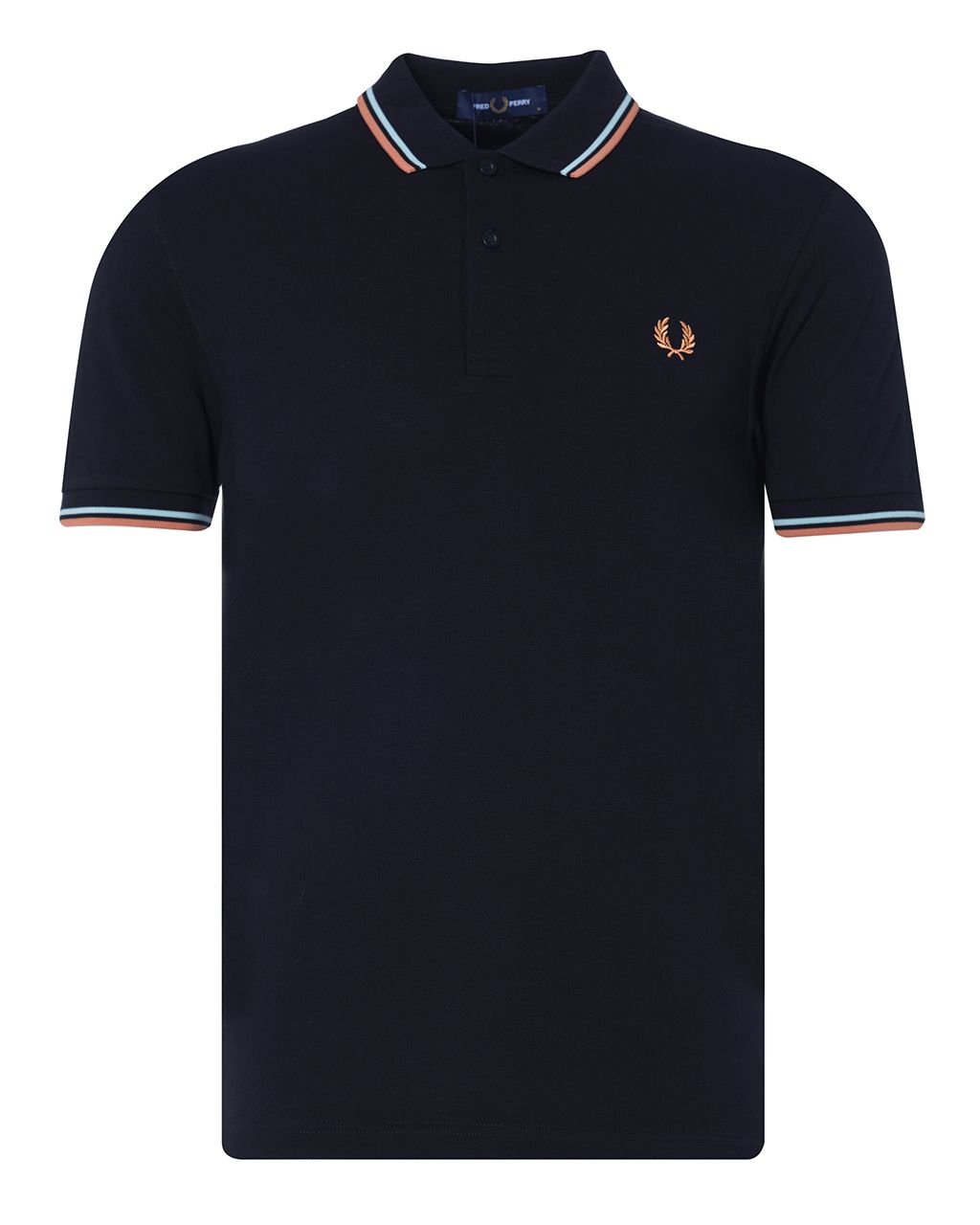 Fred Perry Twin Tipped Polo KM Zwart 078793-001-L