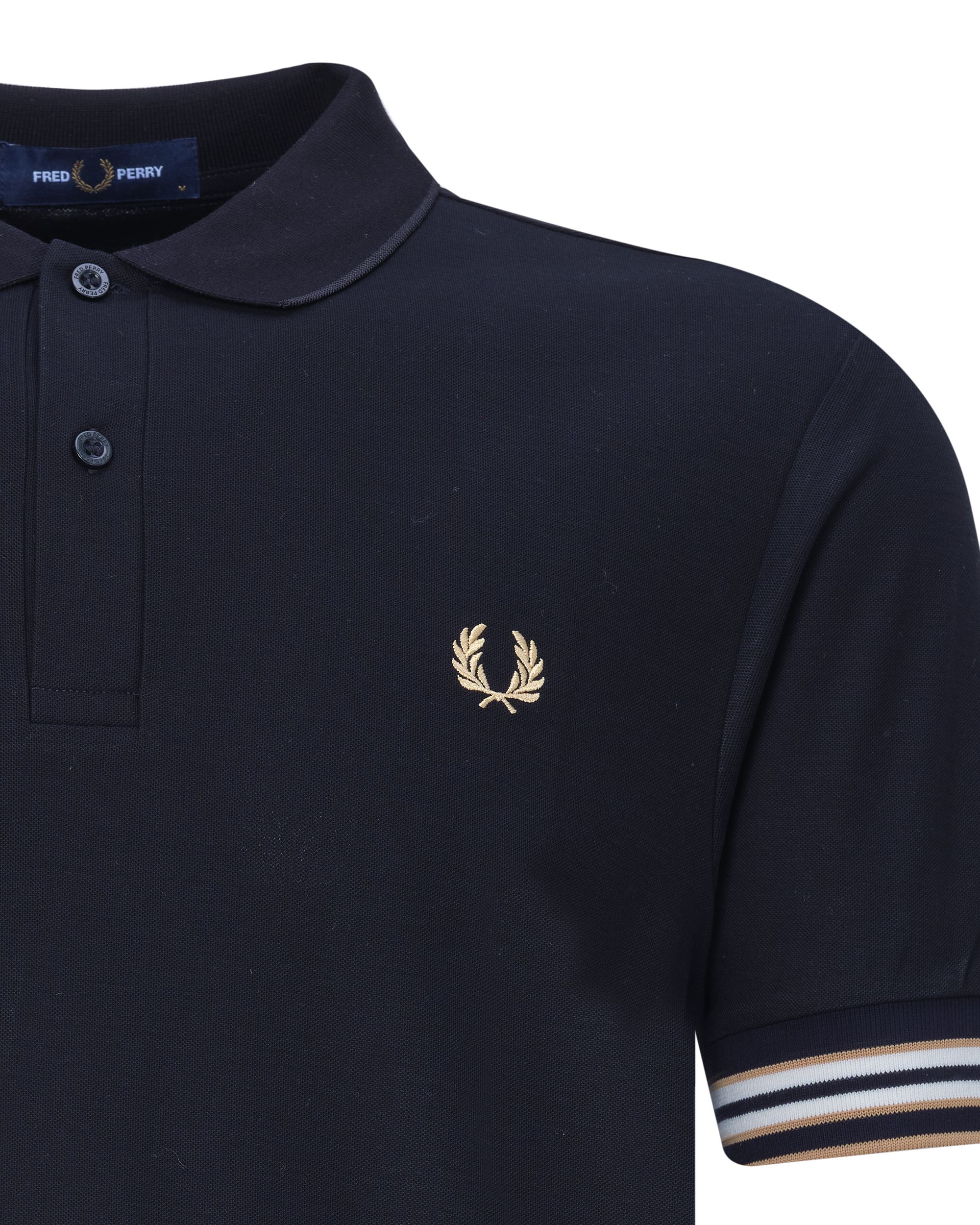 Fred Perry Polo KM Zwart 078794-001-L