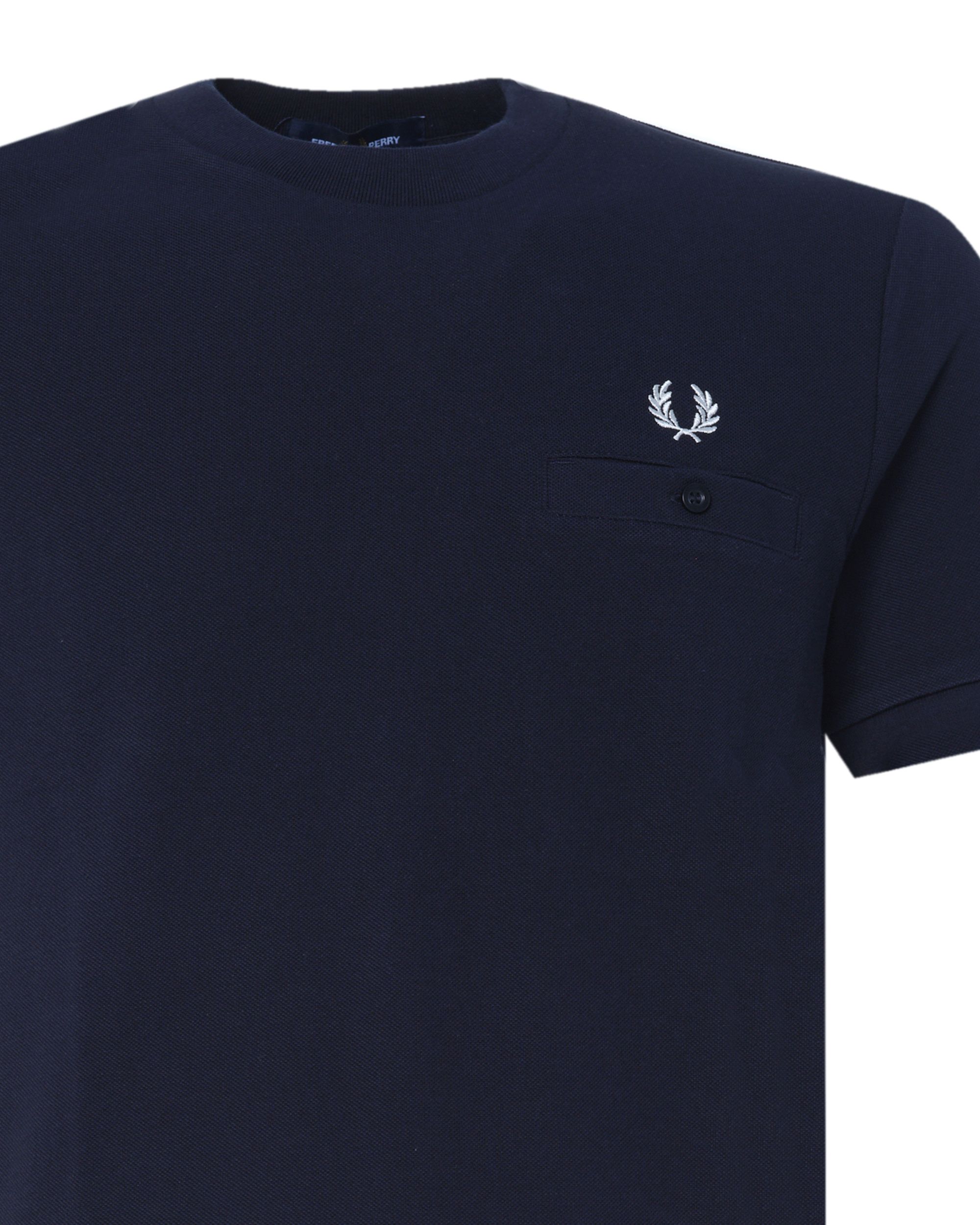 Fred Perry T-shirt KM Donker blauw 078796-002-M