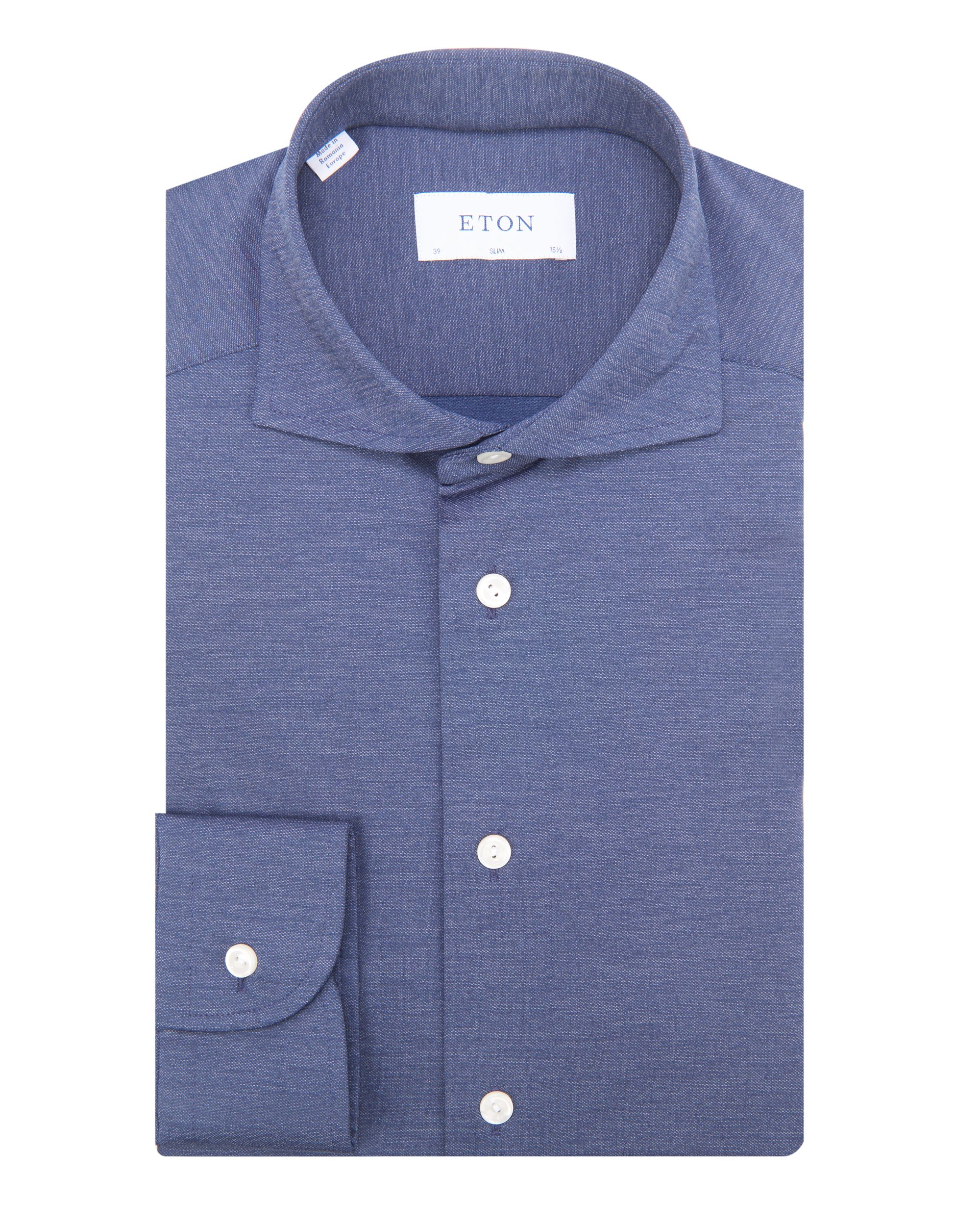 ETON Overhemd LM Donker blauw 078831-001-38