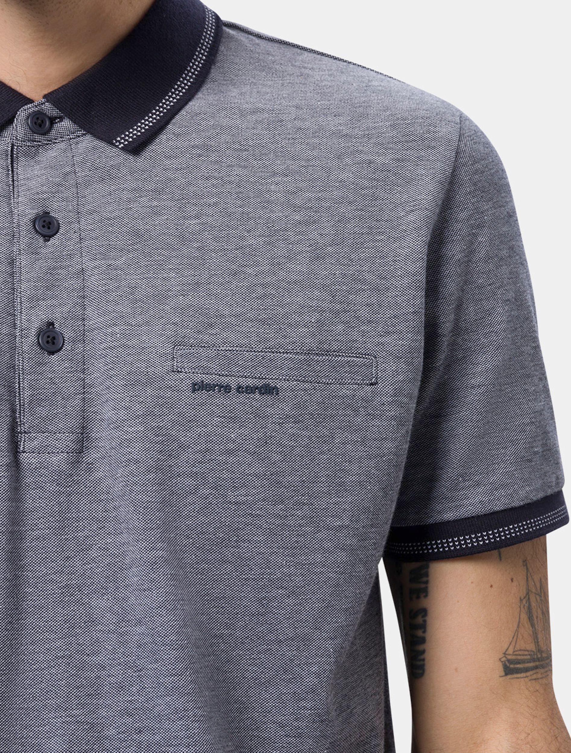 Pierre Cardin Polo KM Licht blauw 078839-001-3XL